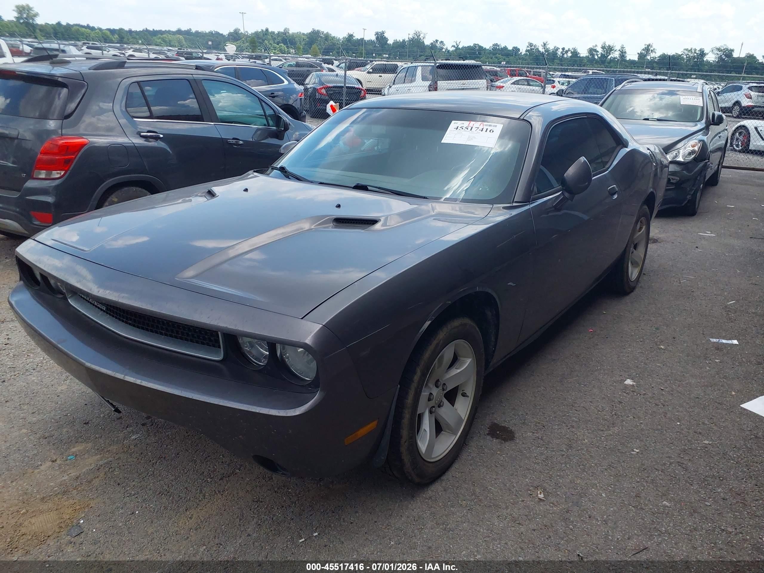 2013 Dodge Challenger Sxt Серый vin: 2C3CDYAG4DH684407