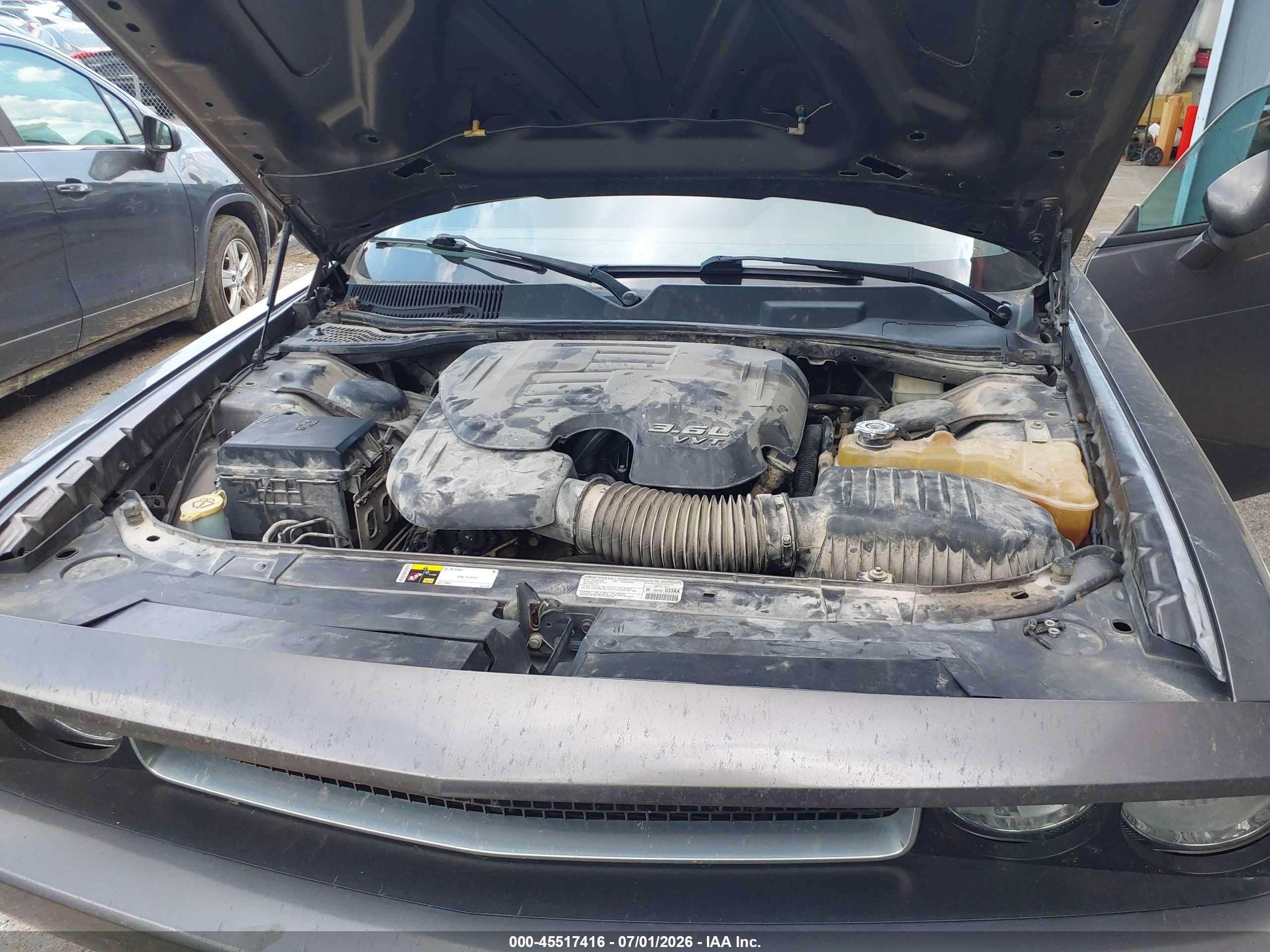 2013 Dodge Challenger Sxt Серый vin: 2C3CDYAG4DH684407