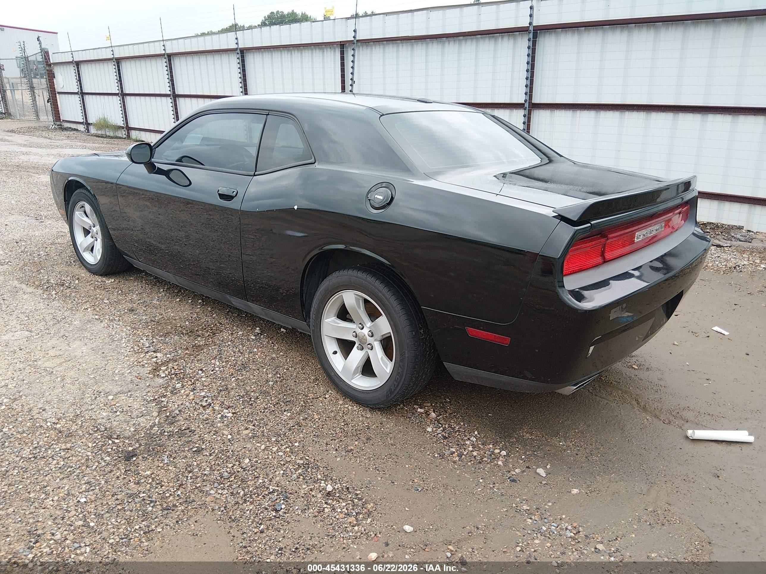 2013 Dodge Challenger Sxt Black vin: 2C3CDYAG4DH688070