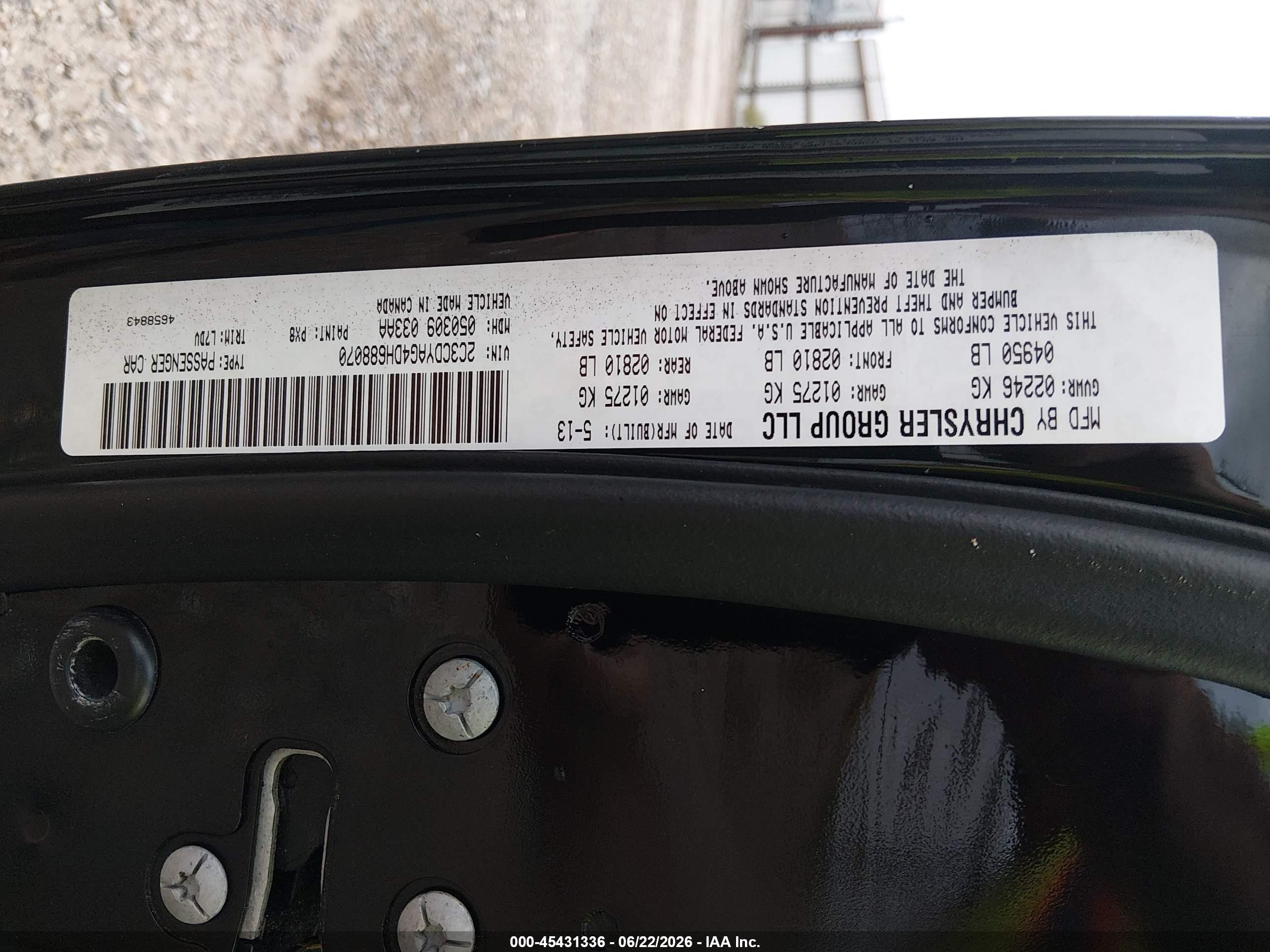 2013 Dodge Challenger Sxt Black vin: 2C3CDYAG4DH688070