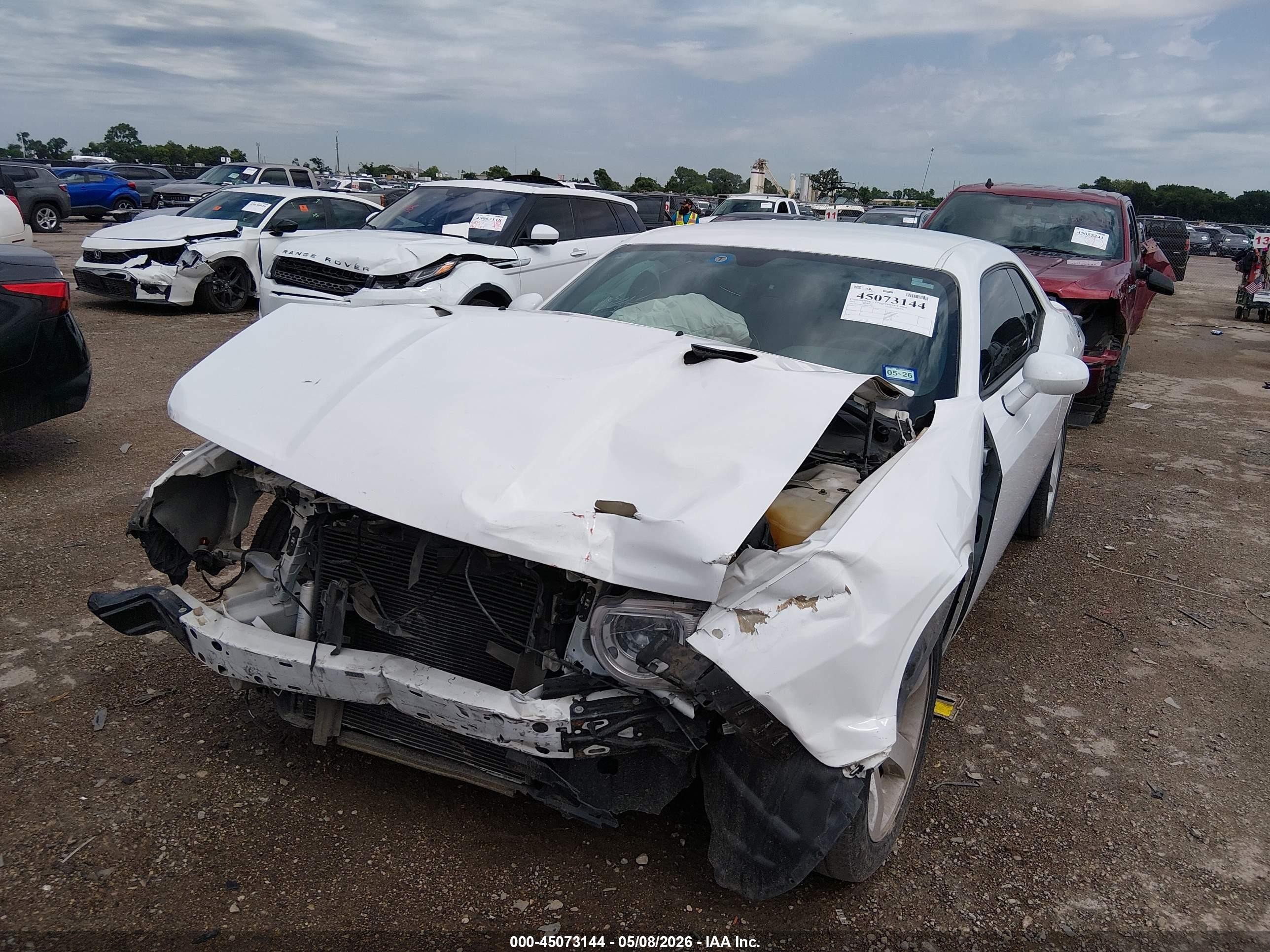 2013 Dodge Challenger Sxt Plus White vin: 2C3CDYAG4DH708611
