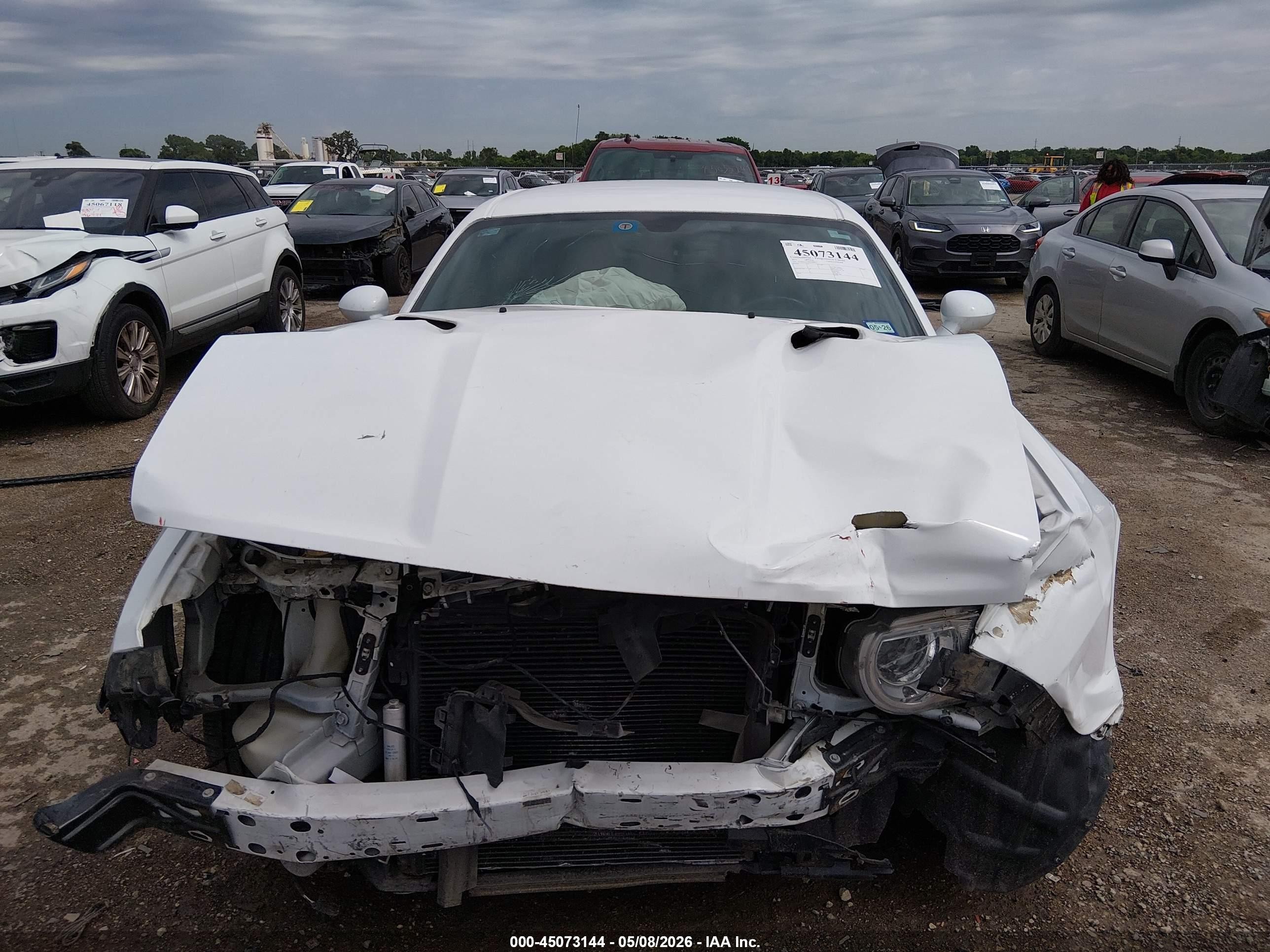 2013 Dodge Challenger Sxt Plus White vin: 2C3CDYAG4DH708611