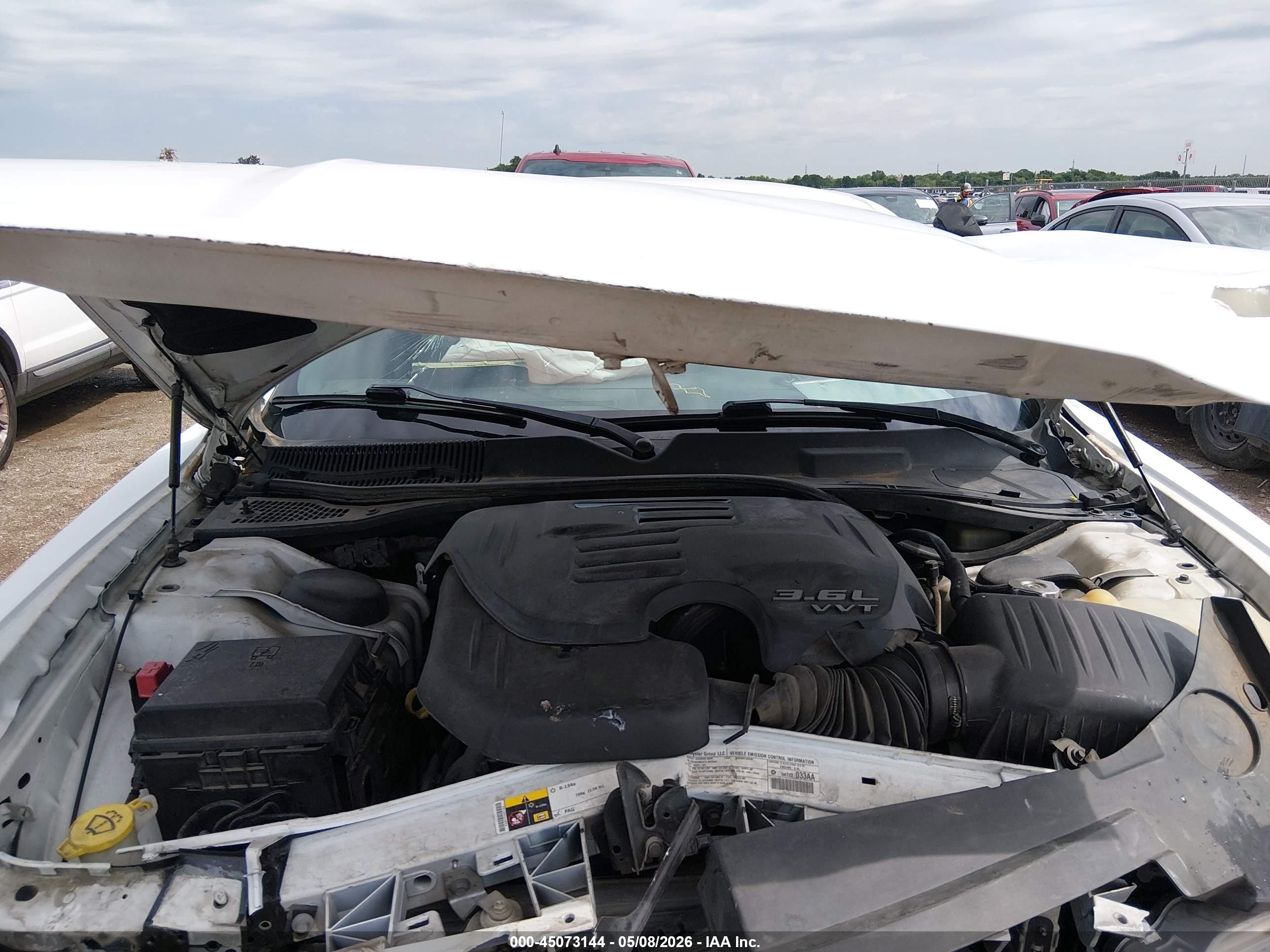 2013 Dodge Challenger Sxt Plus White vin: 2C3CDYAG4DH708611