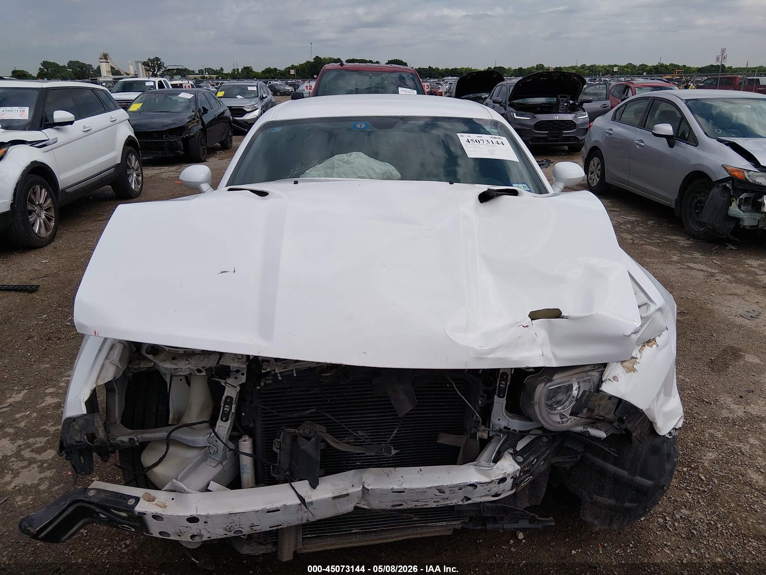 2013 Dodge Challenger Sxt Plus White vin: 2C3CDYAG4DH708611