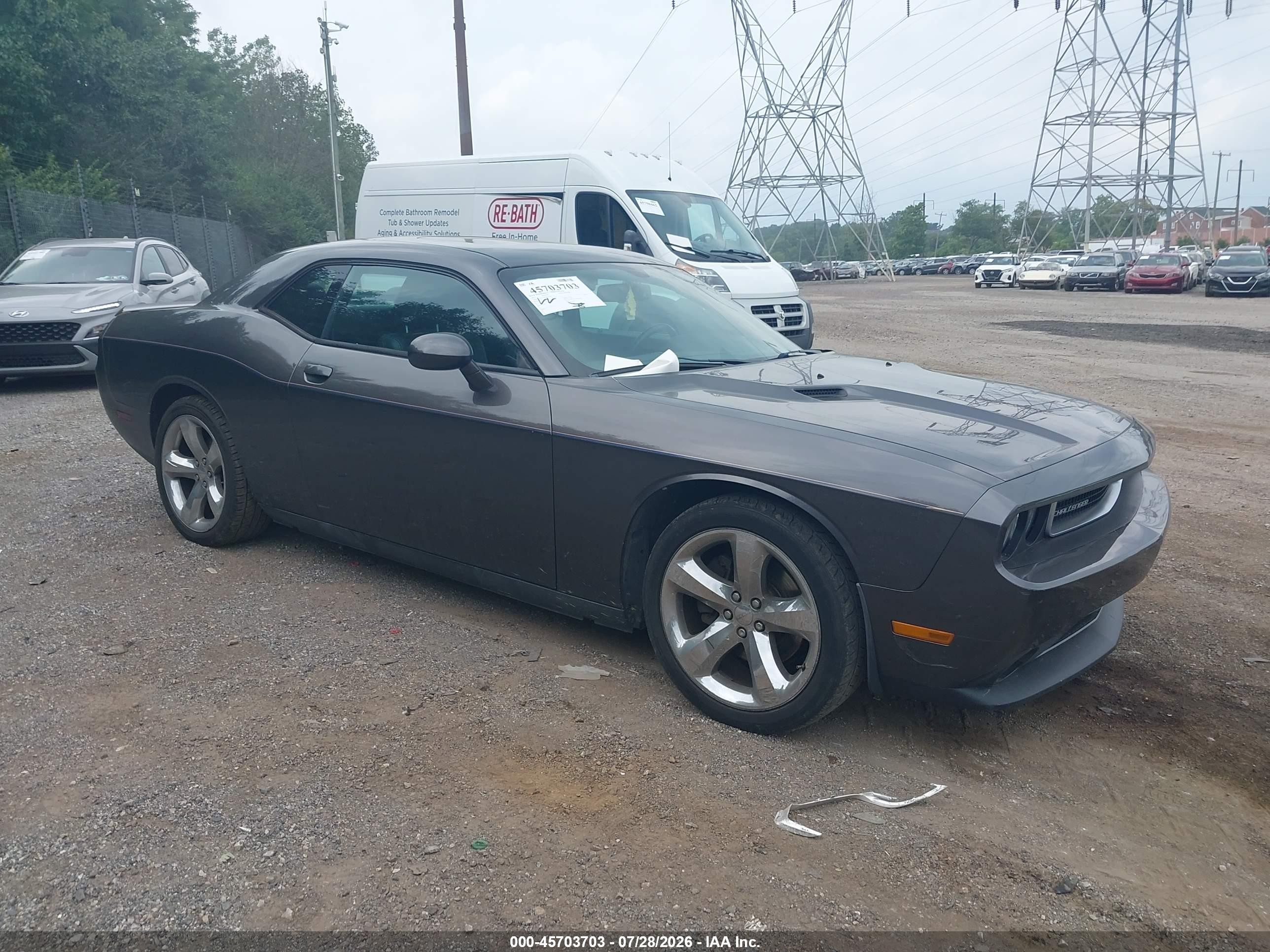 2013 Dodge Challenger Sxt Plus Gray vin: 2C3CDYAG4DH723819