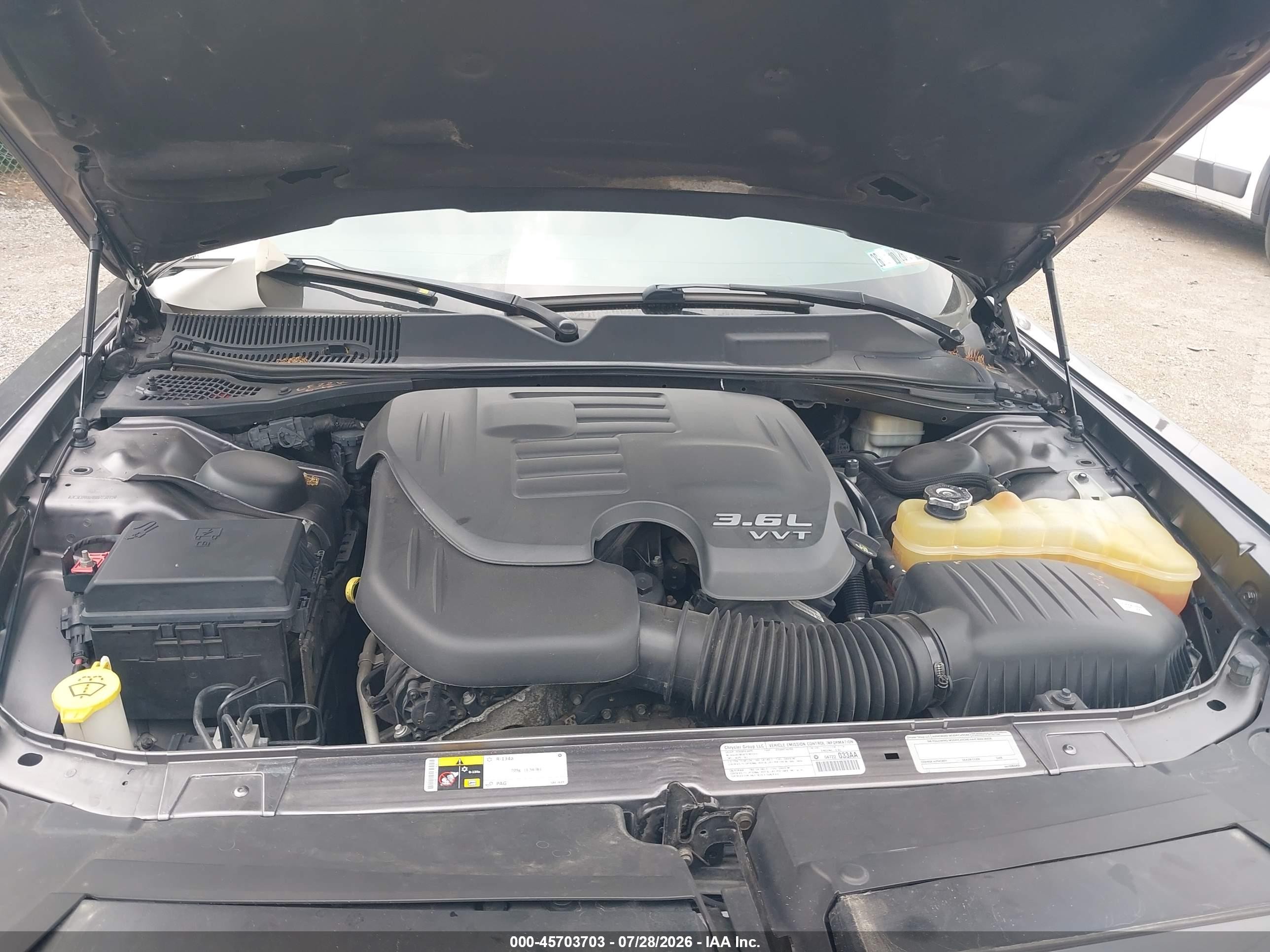 2013 Dodge Challenger Sxt Plus Gray vin: 2C3CDYAG4DH723819
