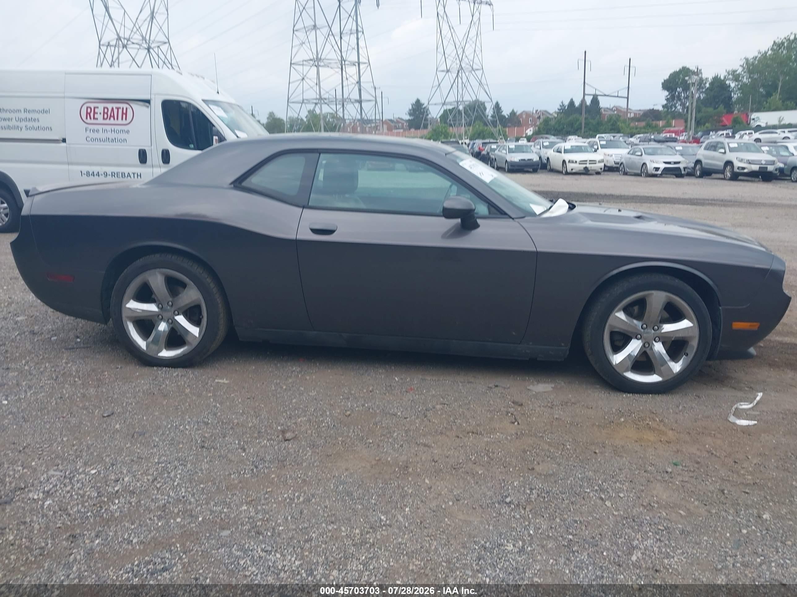 2013 Dodge Challenger Sxt Plus Gray vin: 2C3CDYAG4DH723819