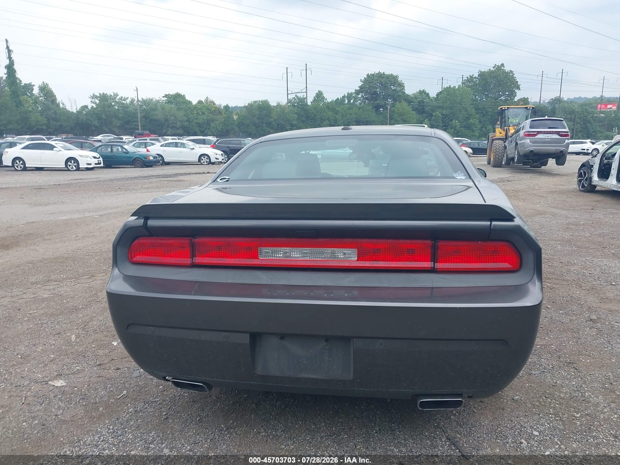 2013 Dodge Challenger Sxt Plus Gray vin: 2C3CDYAG4DH723819
