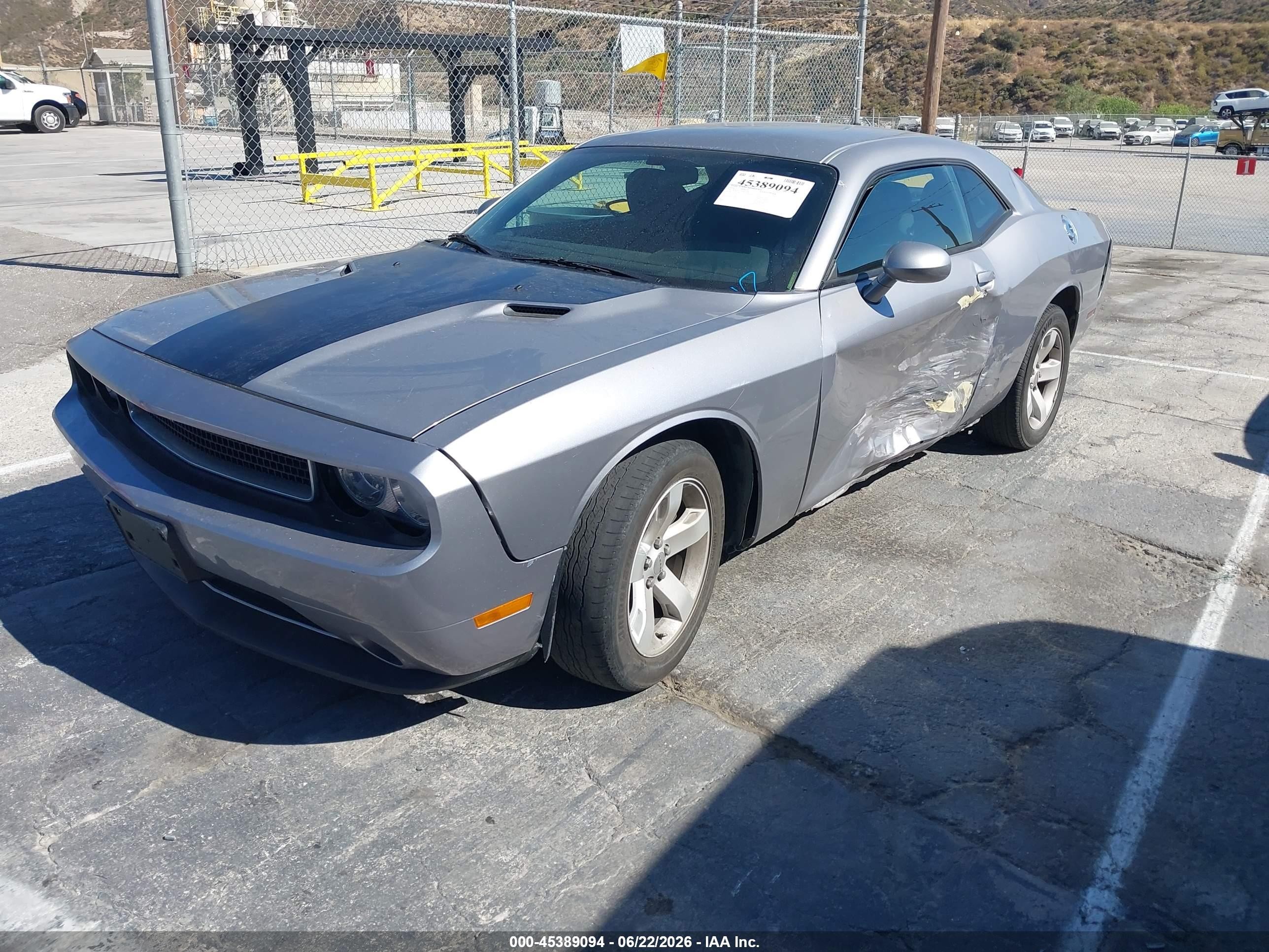 2014 Dodge Challenger Sxt Gray vin: 2C3CDYAG4EH101996