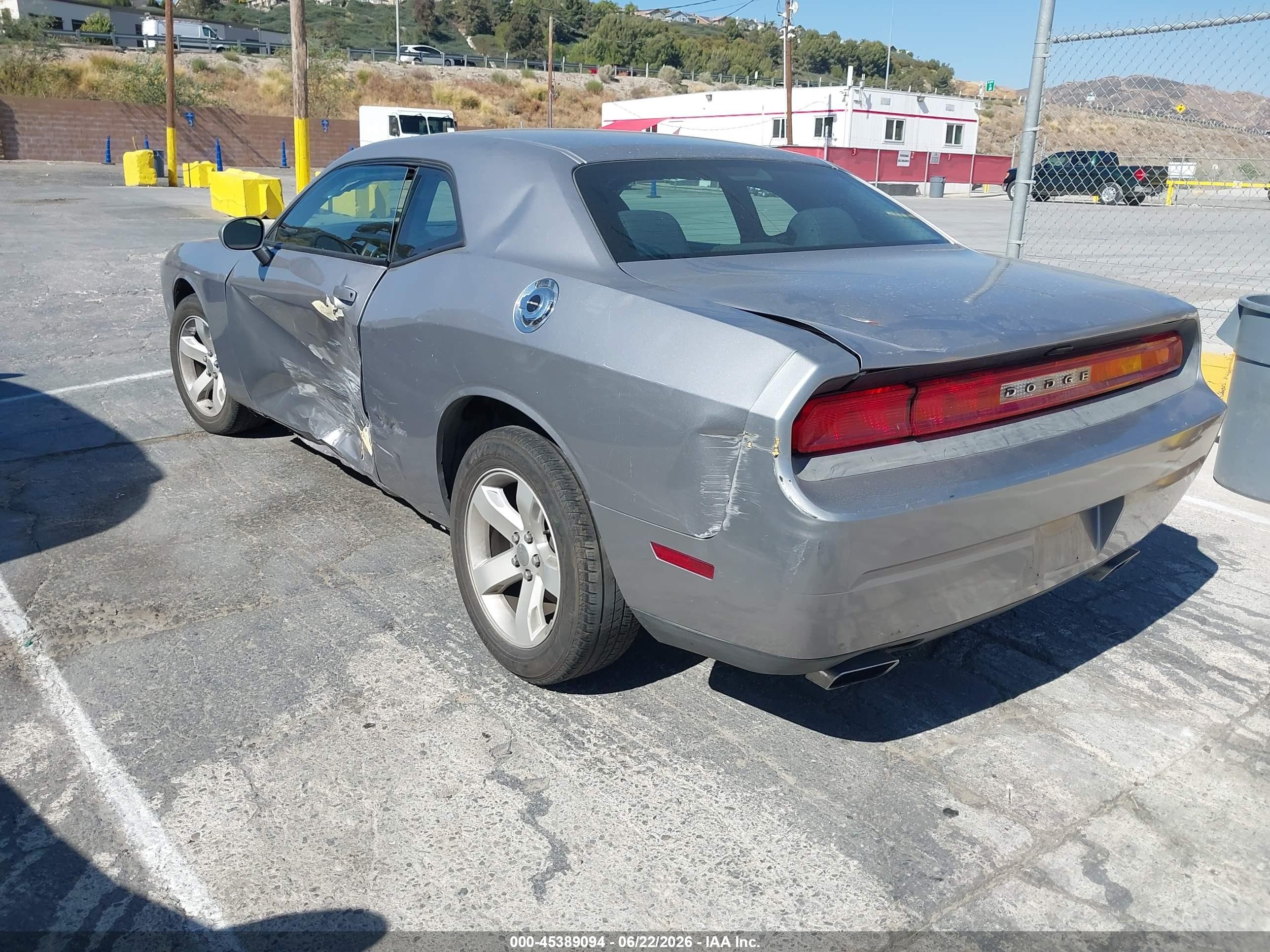 2014 Dodge Challenger Sxt Gray vin: 2C3CDYAG4EH101996