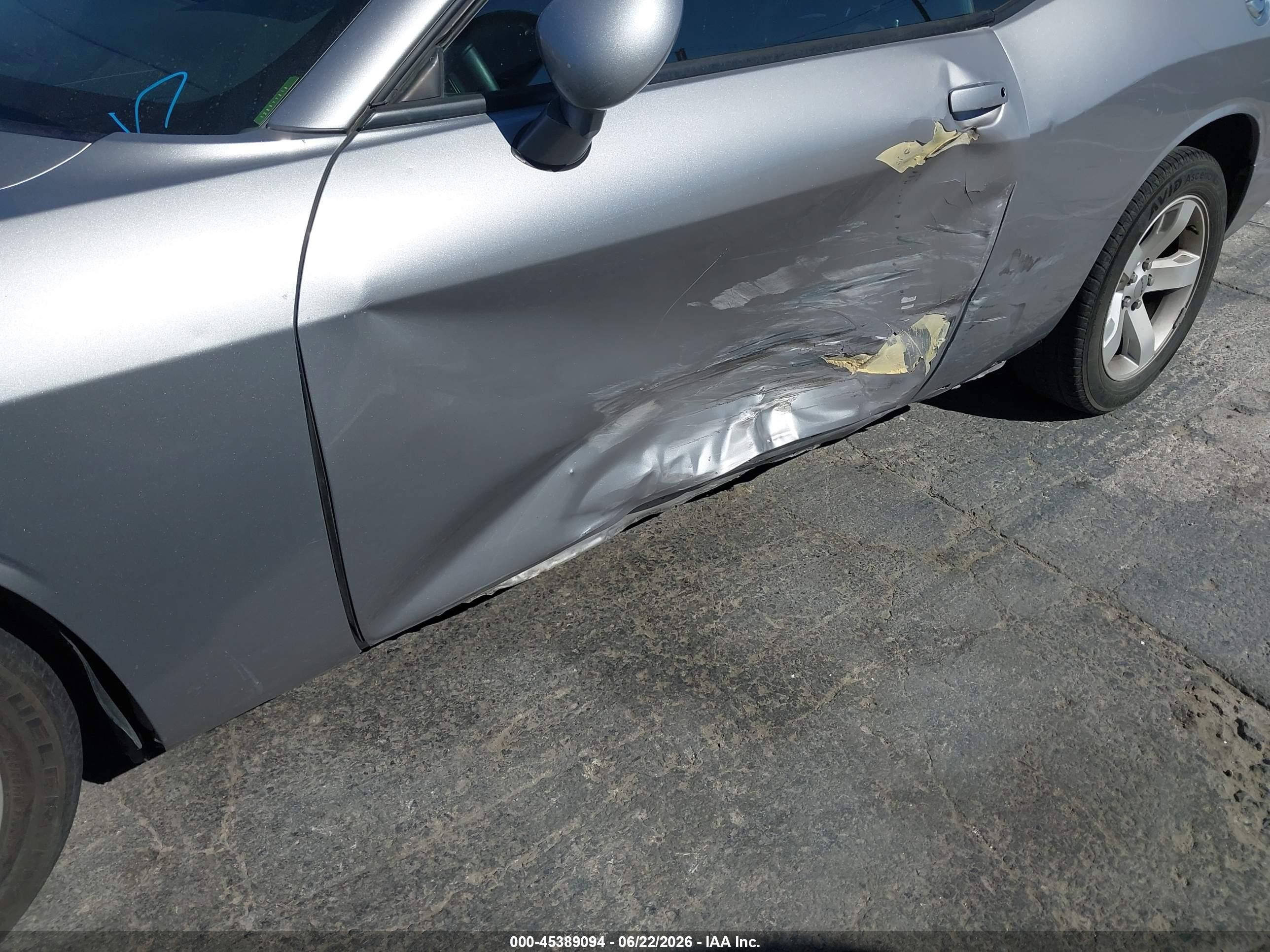 2014 Dodge Challenger Sxt Gray vin: 2C3CDYAG4EH101996