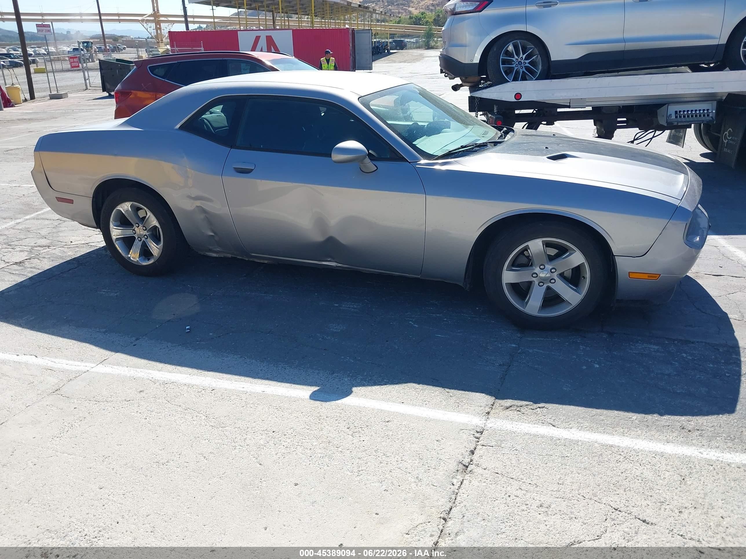2014 Dodge Challenger Sxt Gray vin: 2C3CDYAG4EH101996