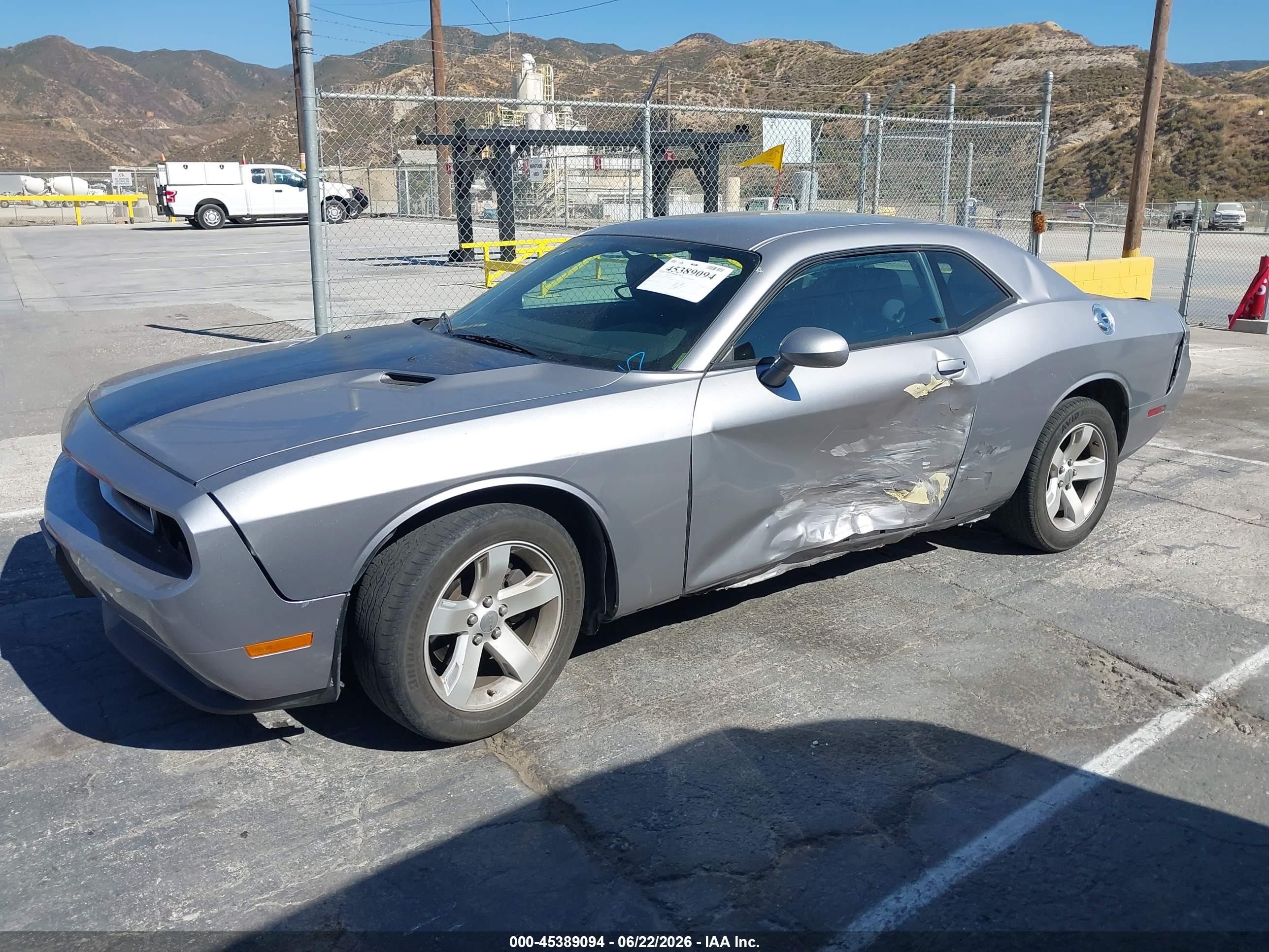 2014 Dodge Challenger Sxt Gray vin: 2C3CDYAG4EH101996