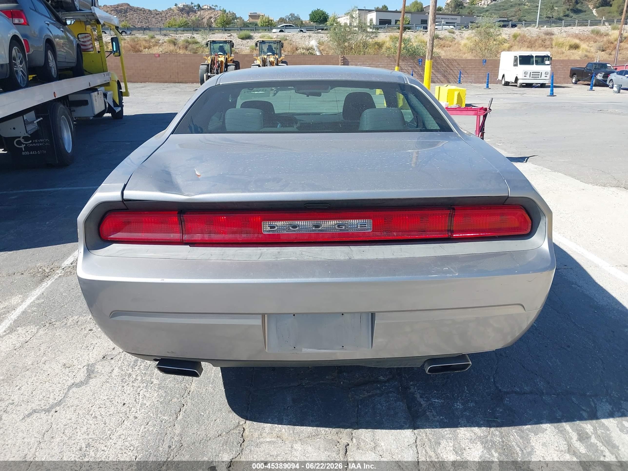 2014 Dodge Challenger Sxt Gray vin: 2C3CDYAG4EH101996