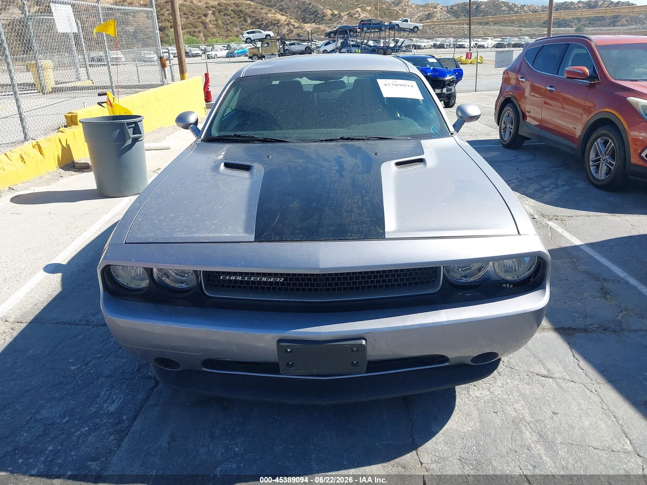 2014 Dodge Challenger Sxt Gray vin: 2C3CDYAG4EH101996