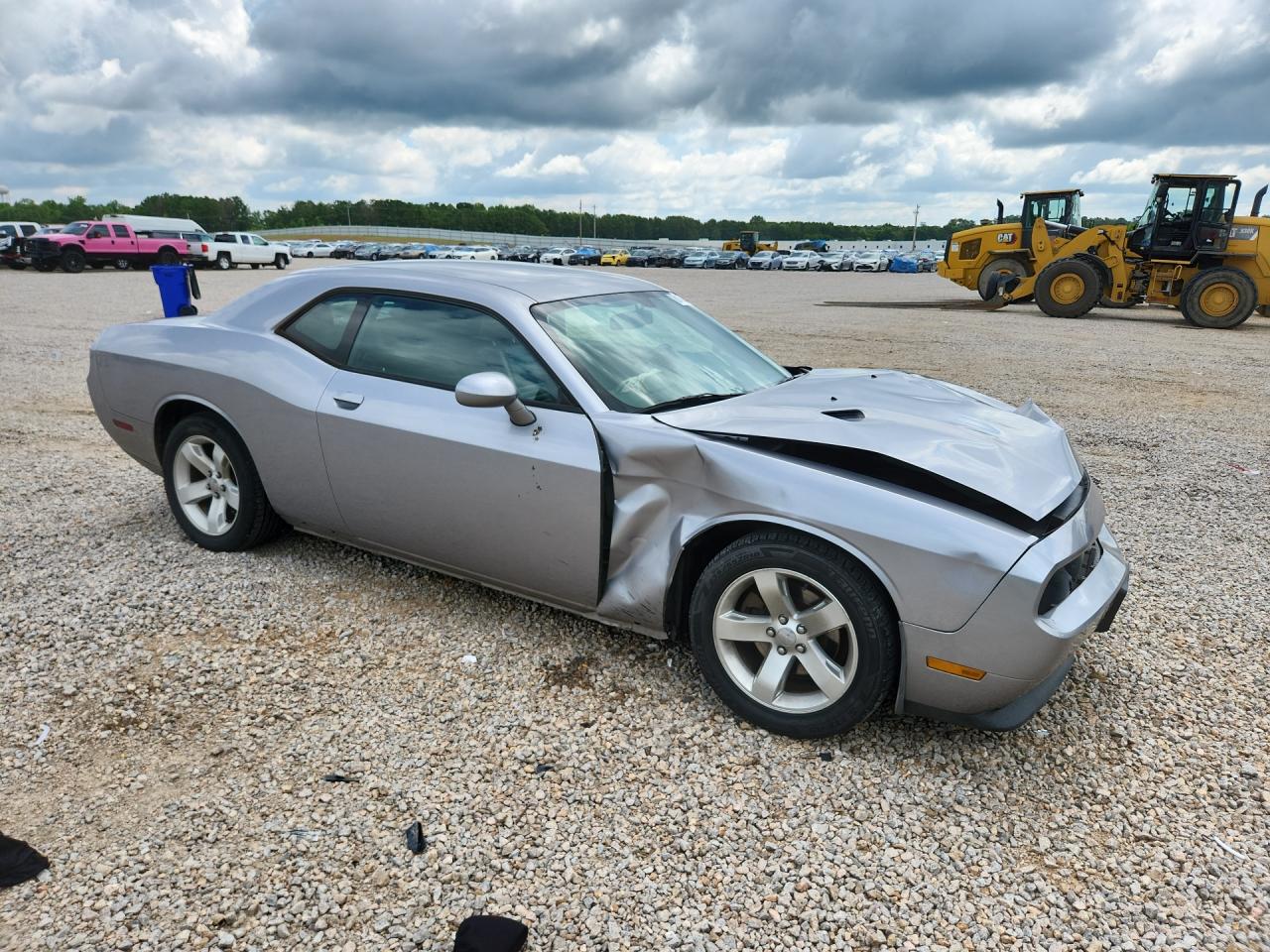 2014 Dodge Challenger Sxt Silver vin: 2C3CDYAG4EH110701