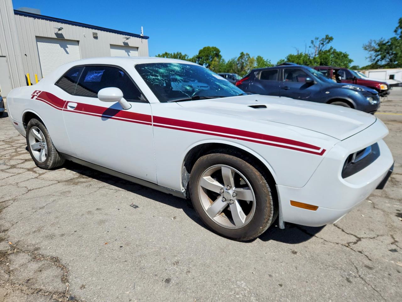 2014 Dodge Challenger Sxt White vin: 2C3CDYAG4EH111637