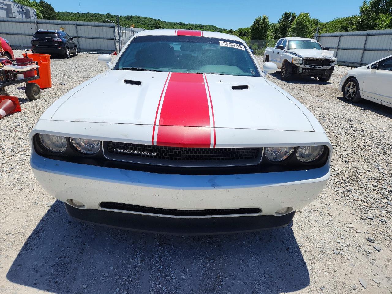 2014 Dodge Challenger Sxt White vin: 2C3CDYAG4EH177086