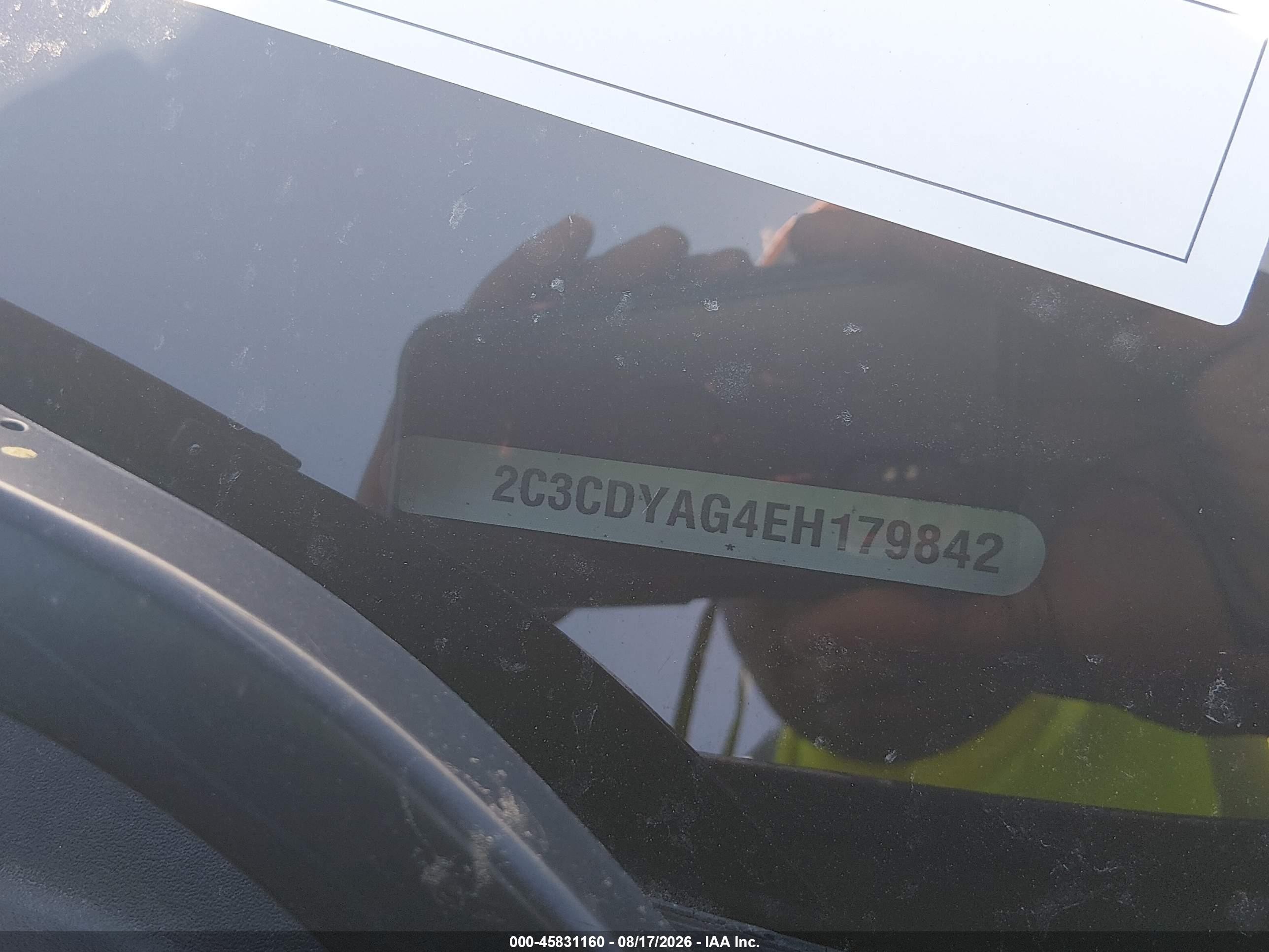 2014 Dodge Challenger Sxt Черный vin: 2C3CDYAG4EH179842