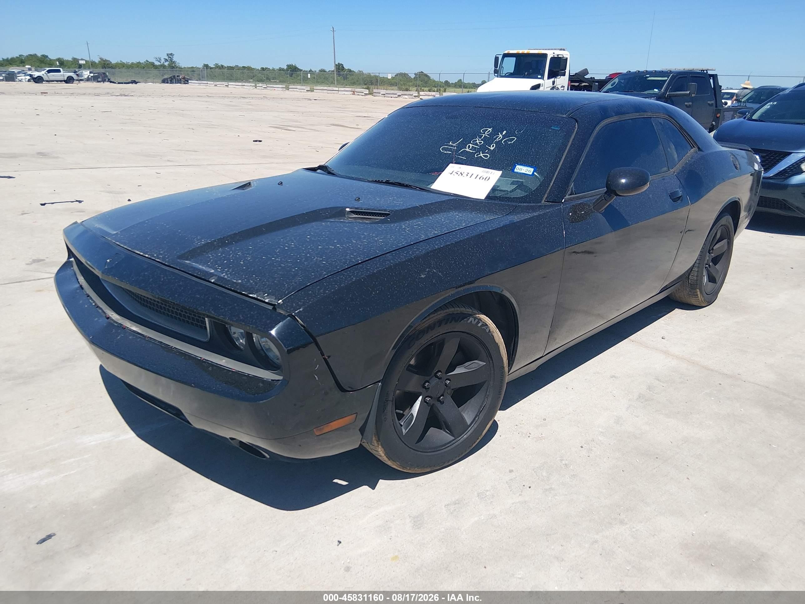 2014 Dodge Challenger Sxt Черный vin: 2C3CDYAG4EH179842