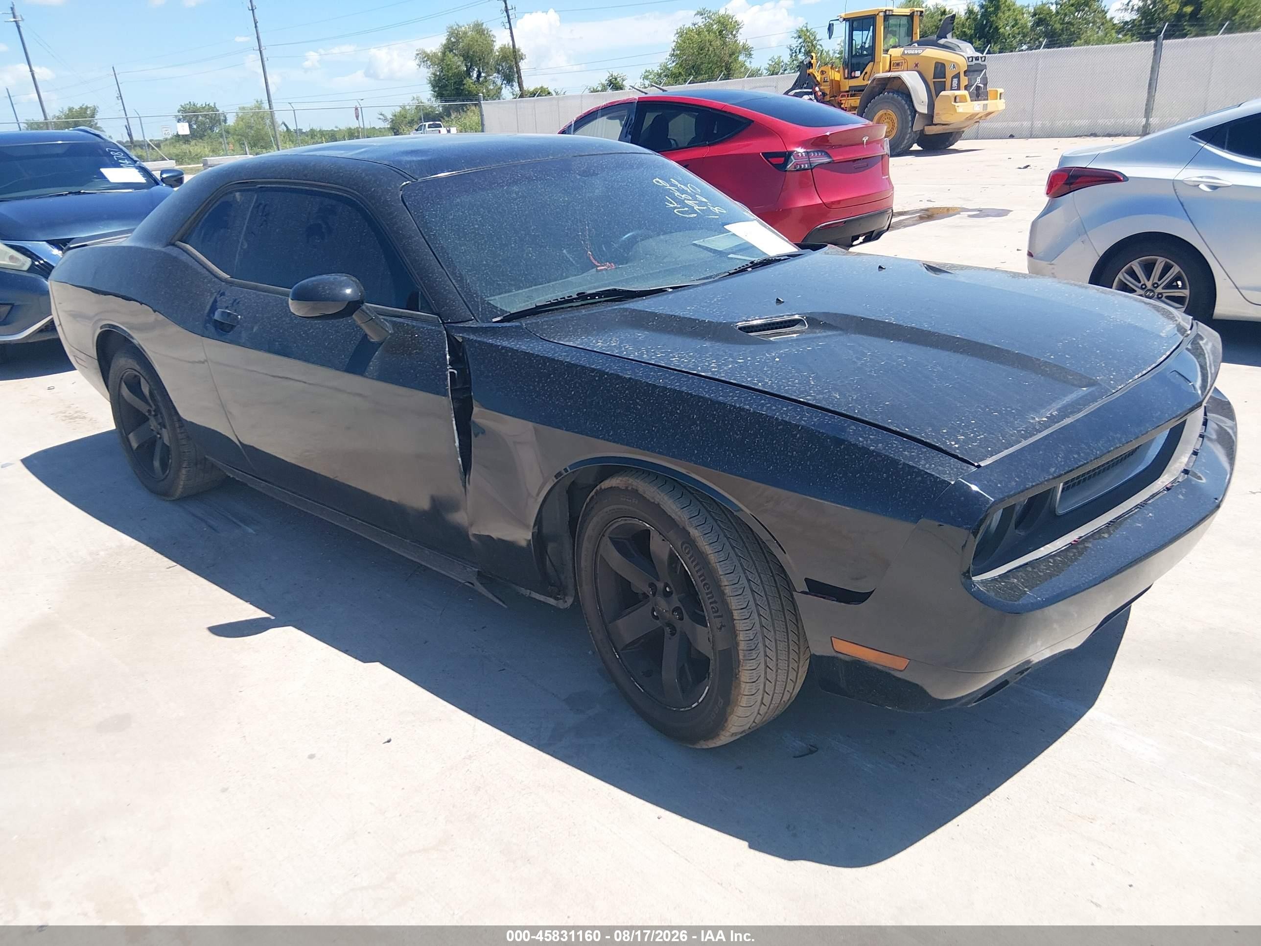 2014 Dodge Challenger Sxt Black vin: 2C3CDYAG4EH179842