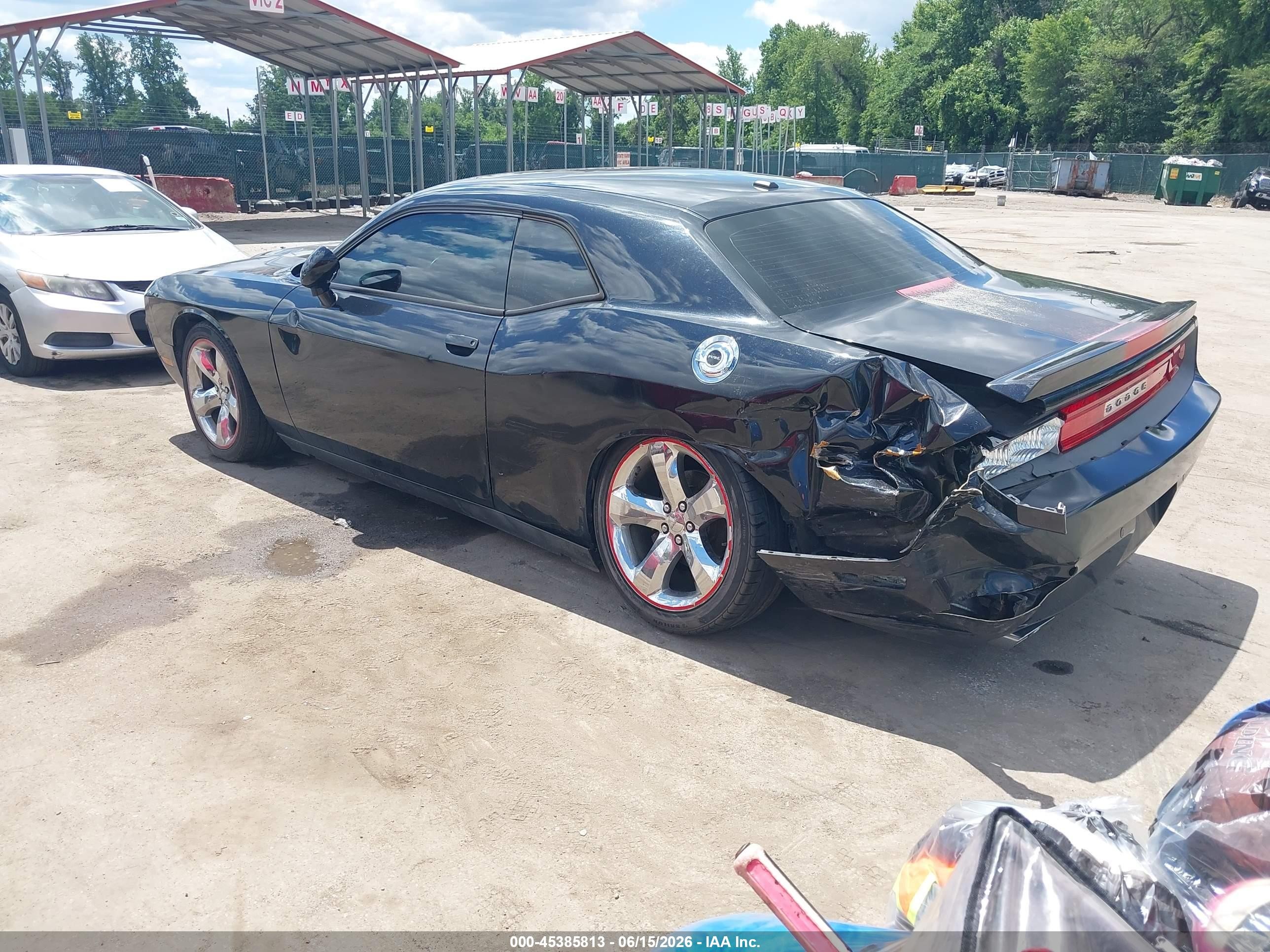 2014 Dodge Challenger Sxt Plus Black vin: 2C3CDYAG4EH225184
