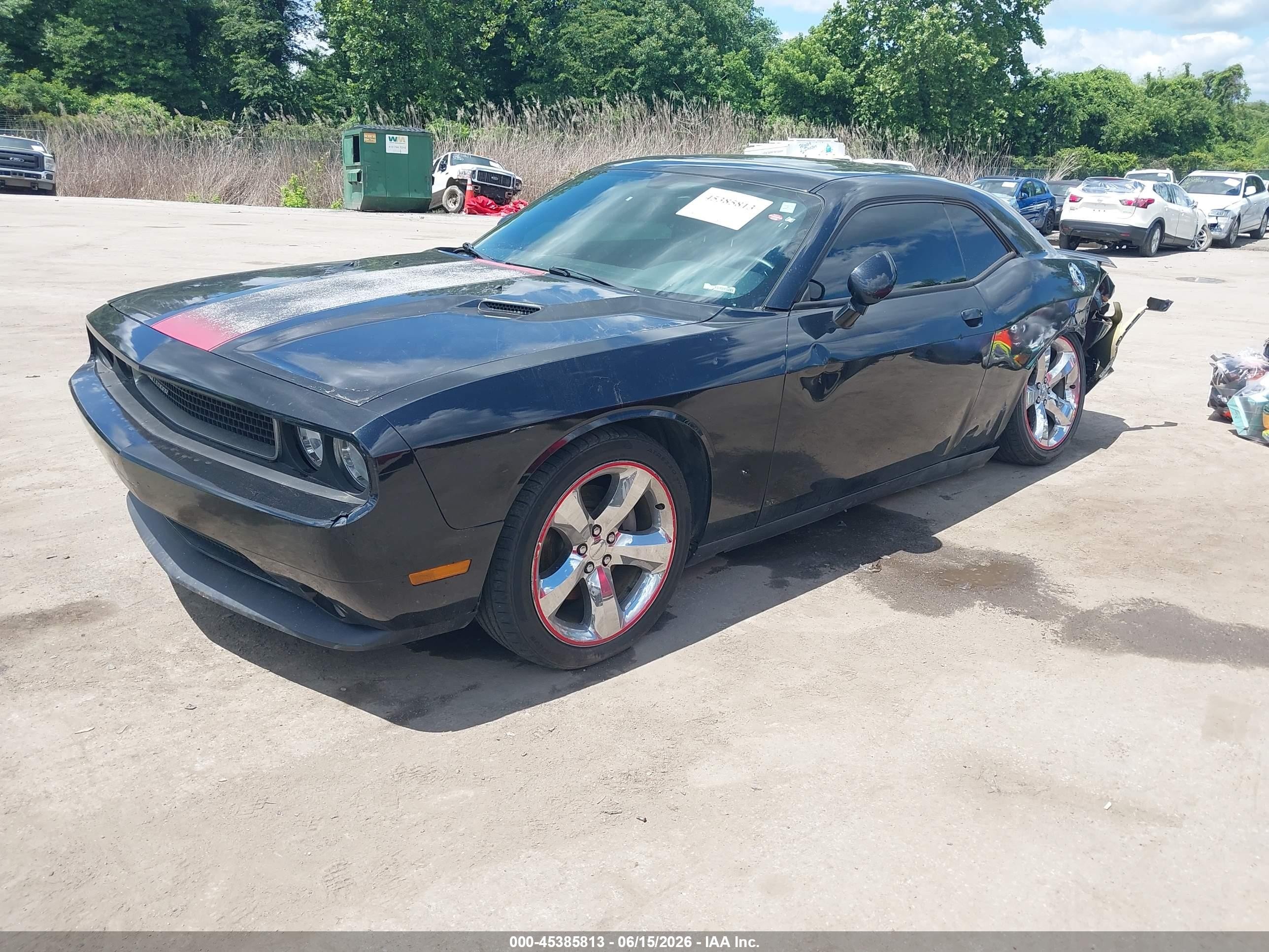 2014 Dodge Challenger Sxt Plus Black vin: 2C3CDYAG4EH225184