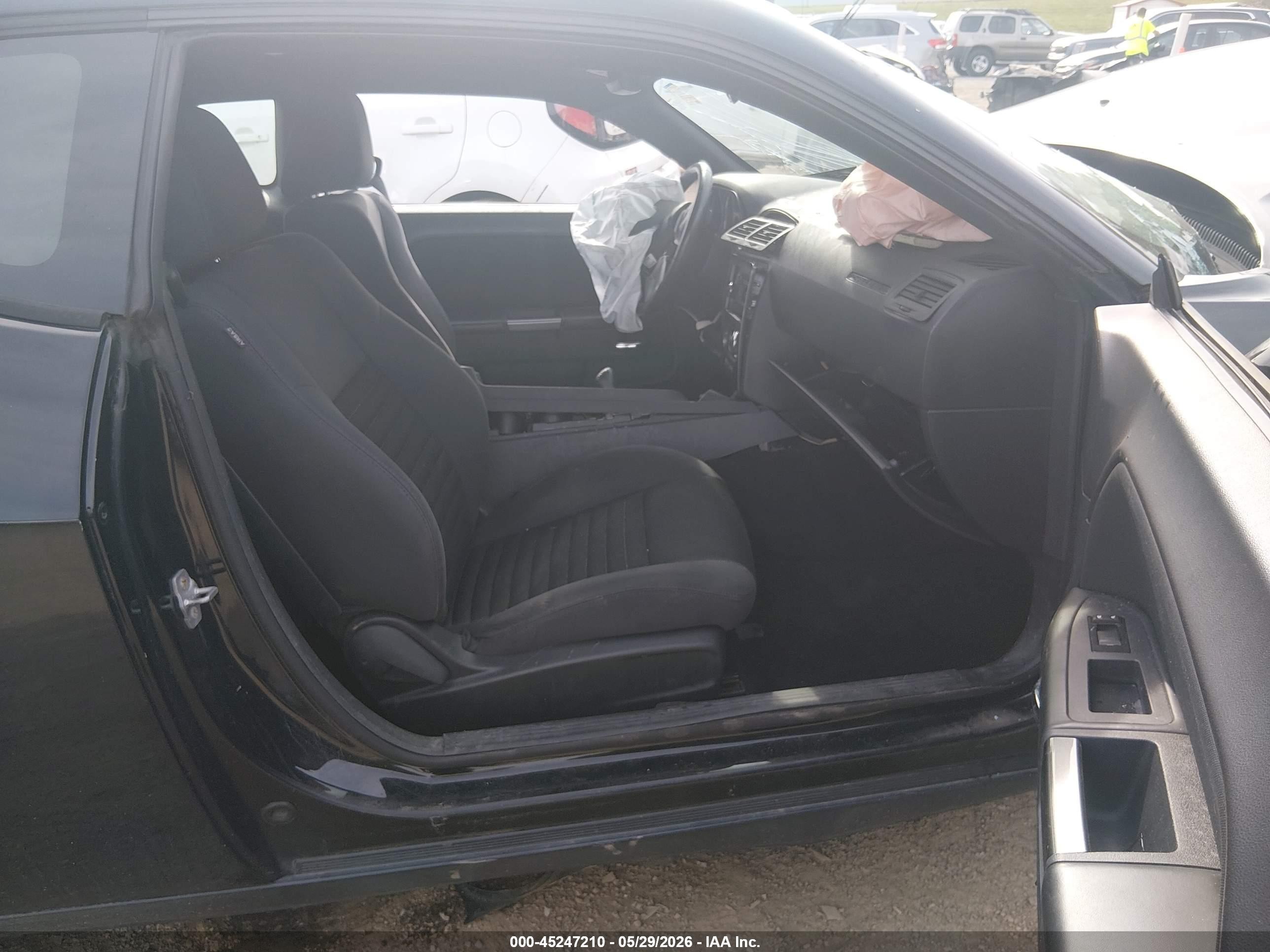 2014 Dodge Challenger Sxt Black vin: 2C3CDYAG4EH289709
