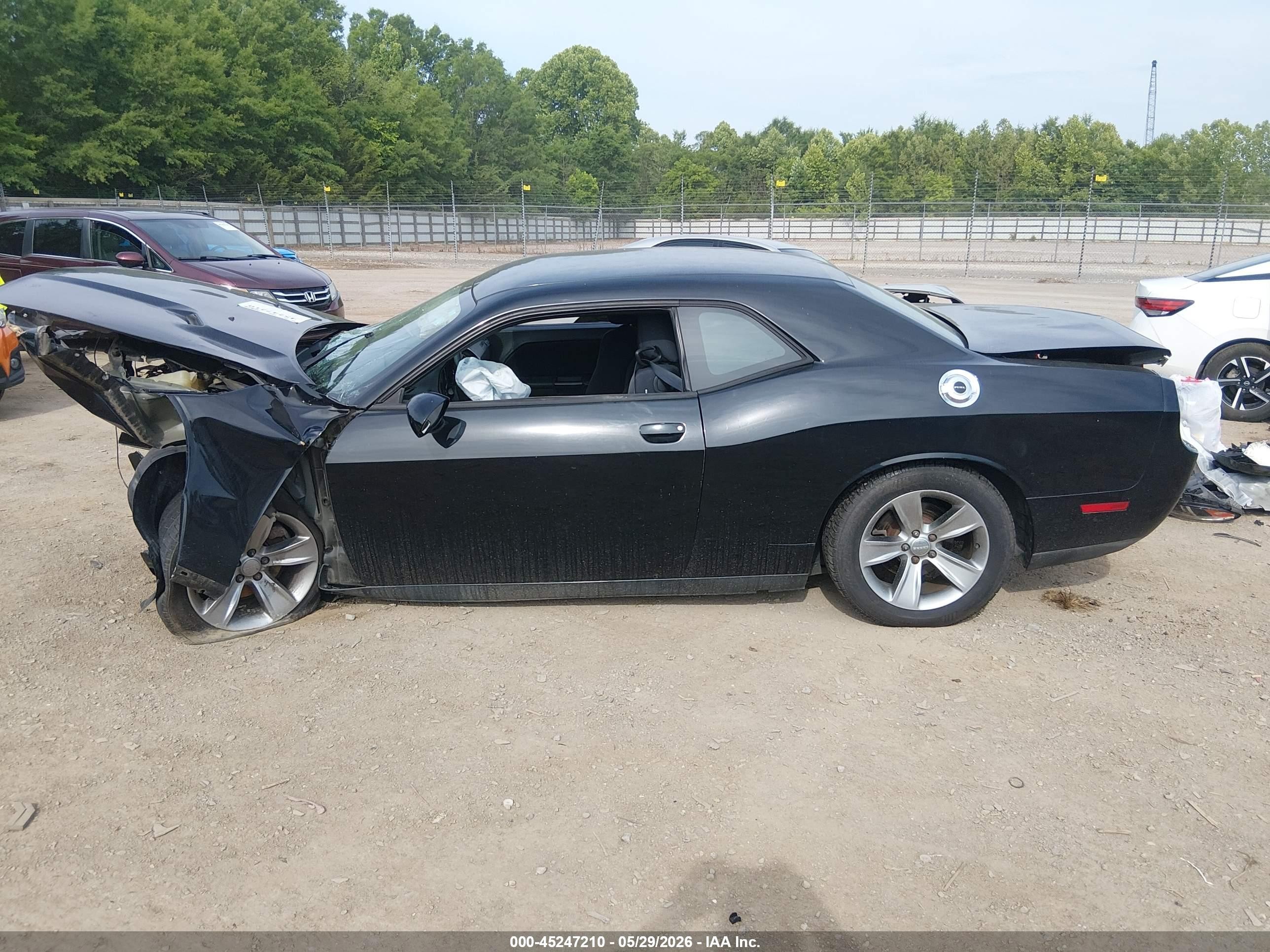 2014 Dodge Challenger Sxt Black vin: 2C3CDYAG4EH289709