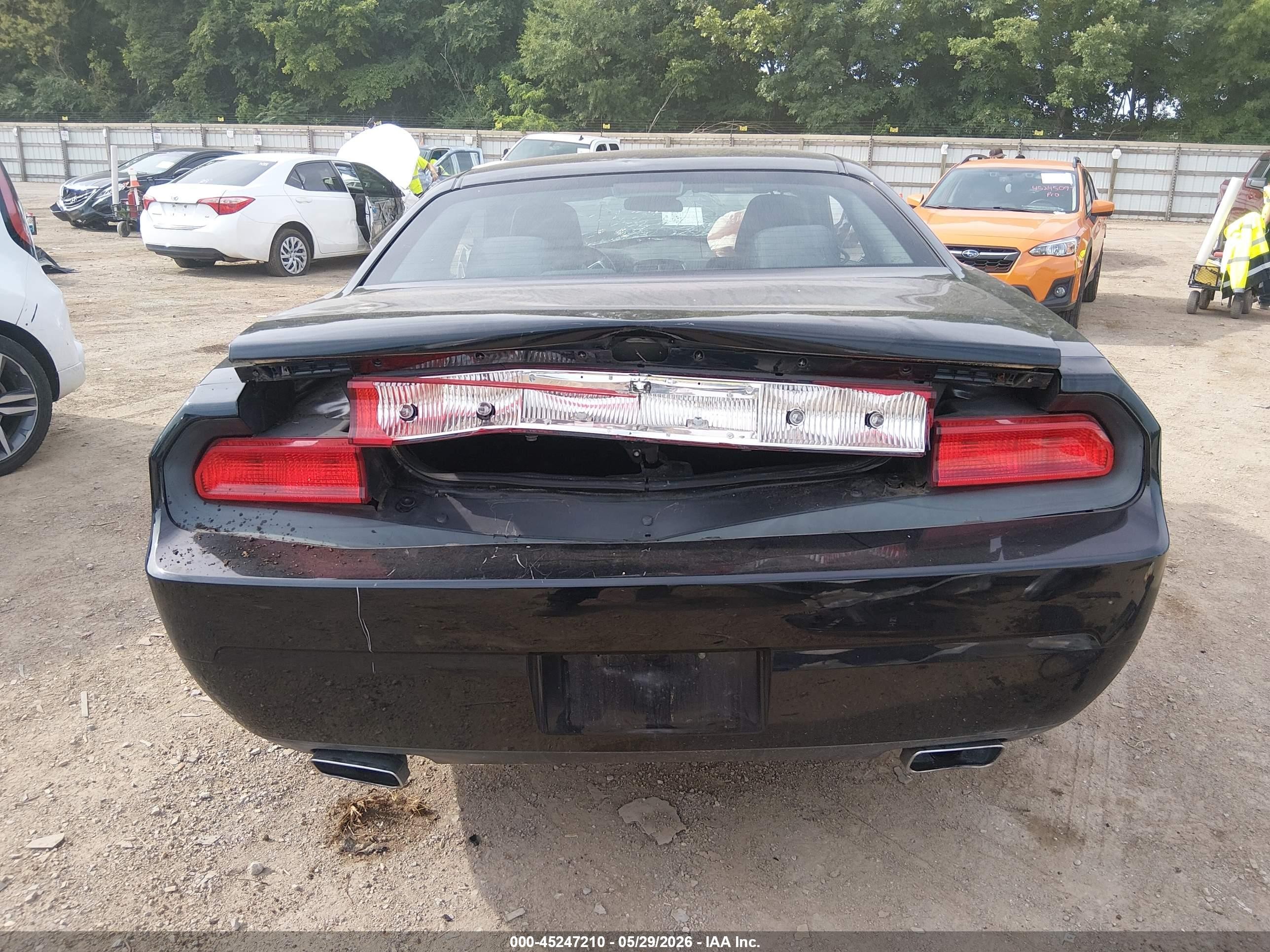 2014 Dodge Challenger Sxt Black vin: 2C3CDYAG4EH289709