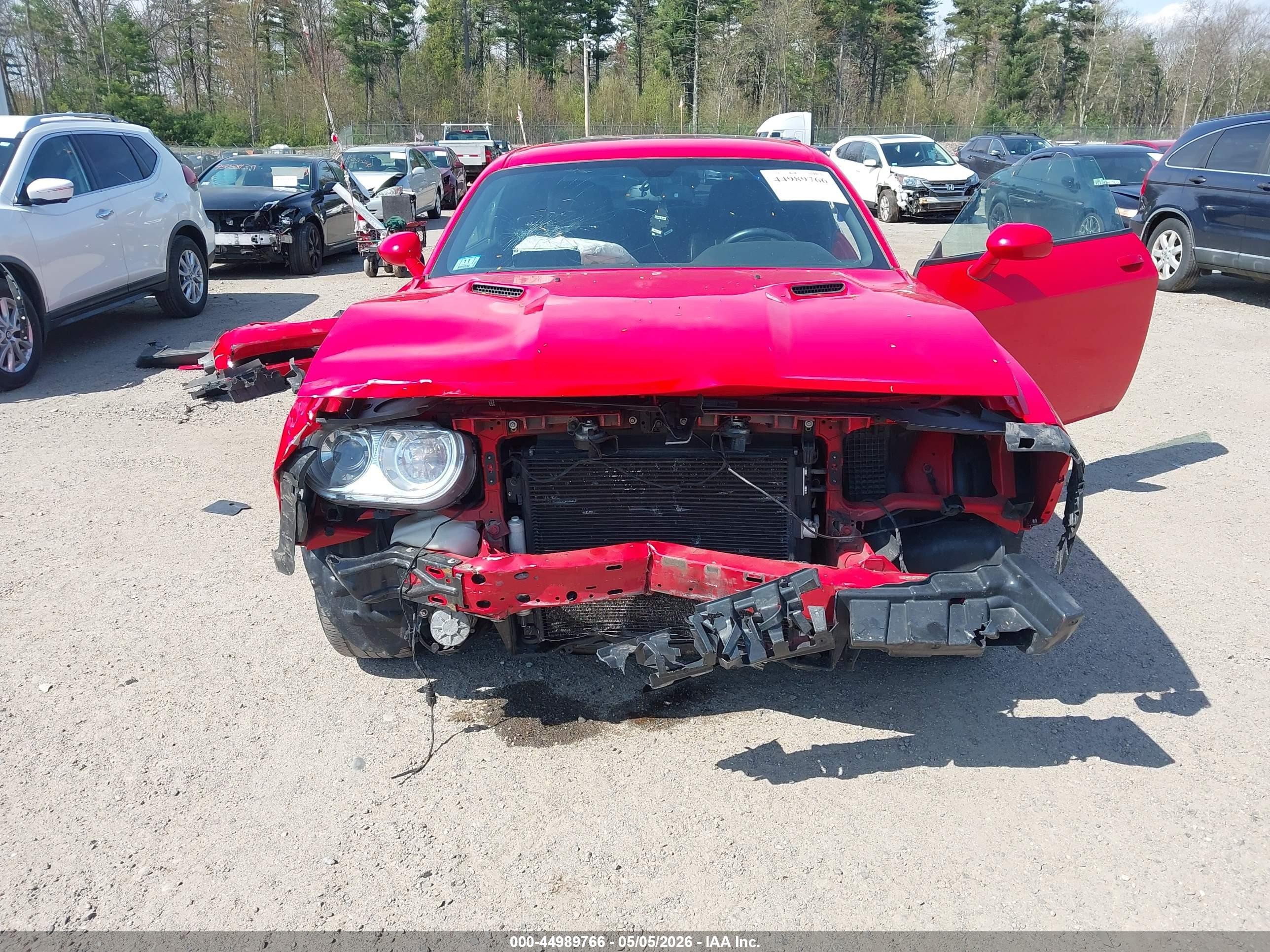 2014 Dodge Challenger Sxt Plus Красный vin: 2C3CDYAG4EH306640