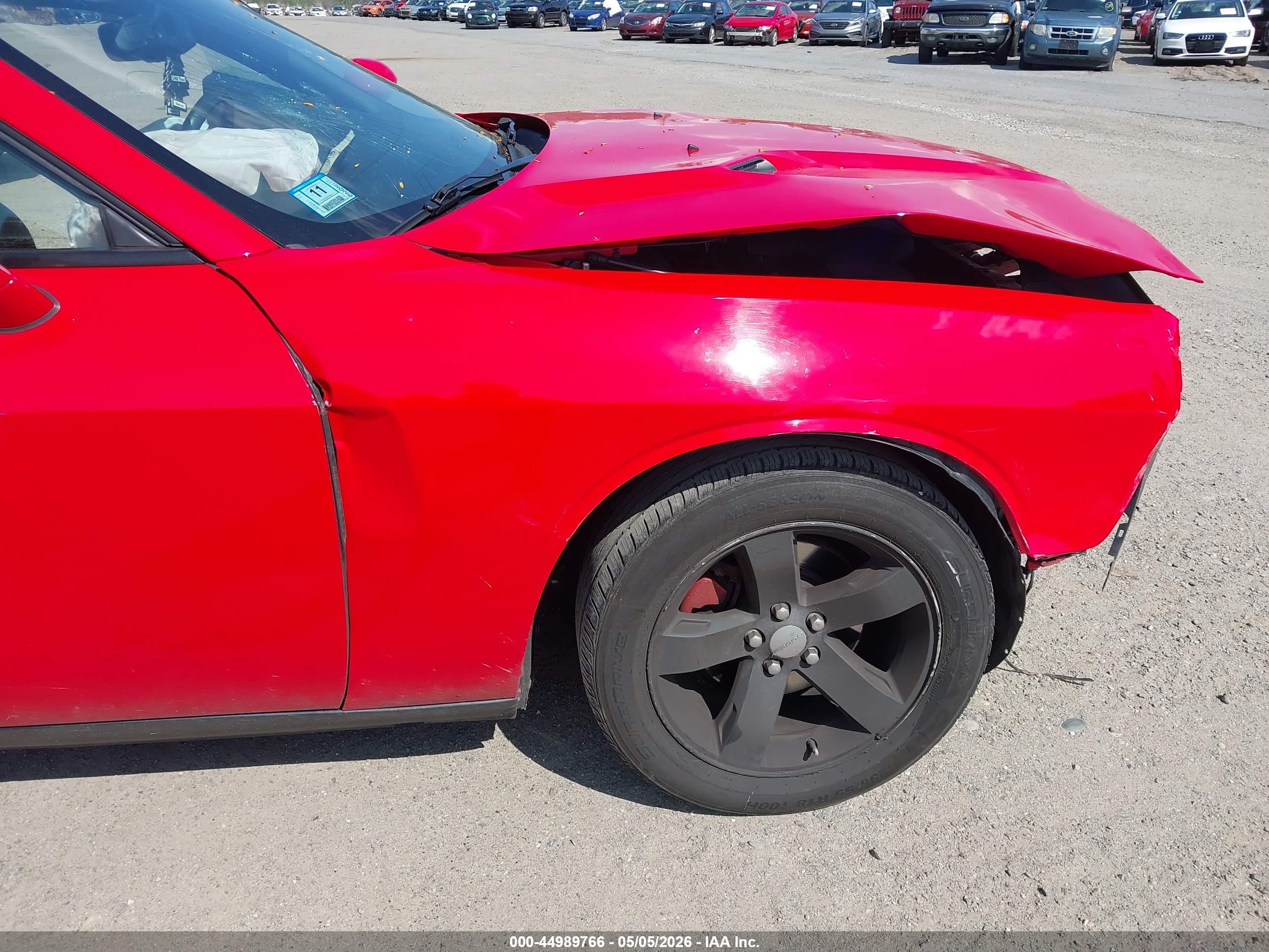 2014 Dodge Challenger Sxt Plus Красный vin: 2C3CDYAG4EH306640