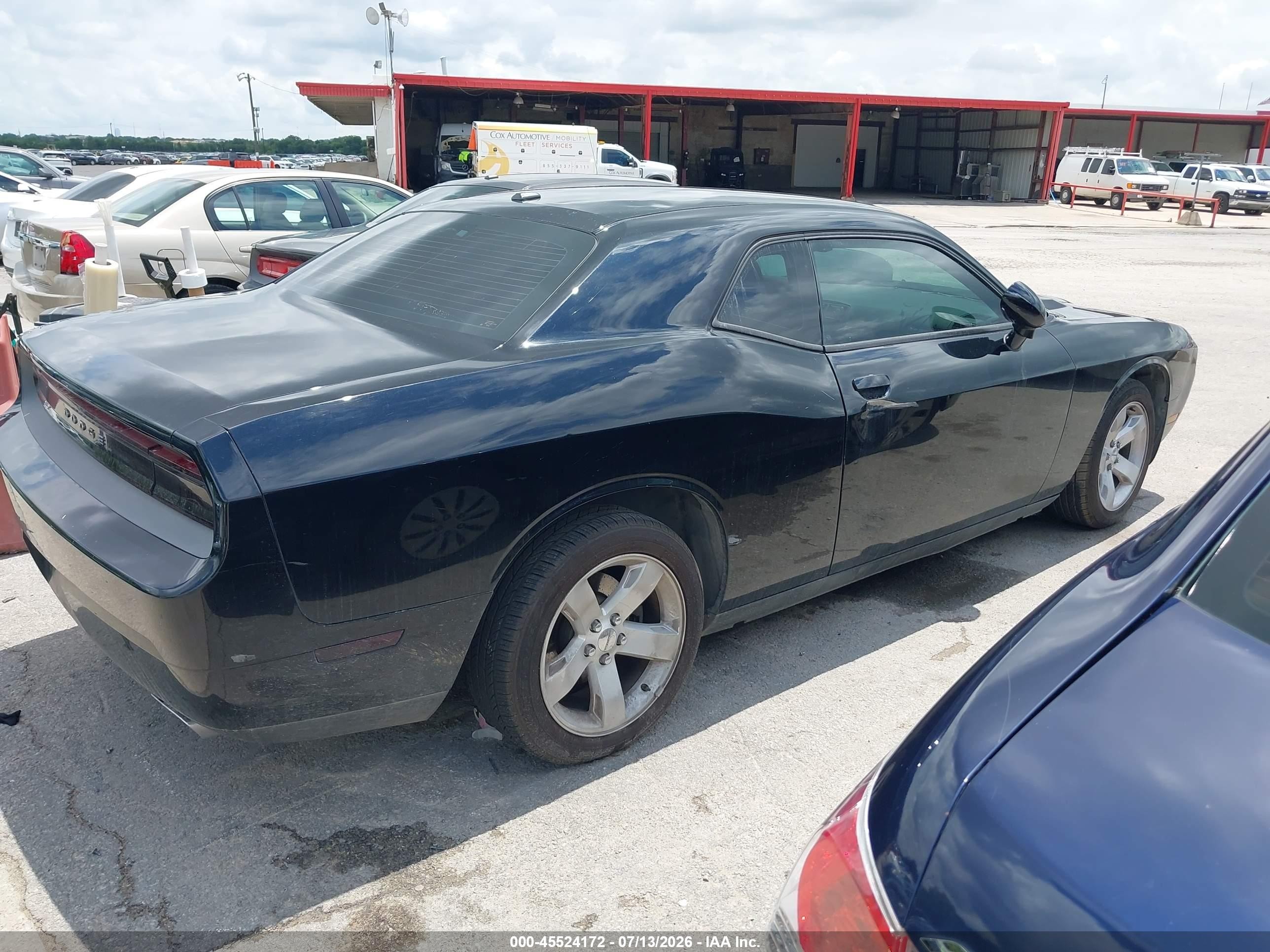 2012 Dodge Challenger Sxt Black vin: 2C3CDYAG5CH174064