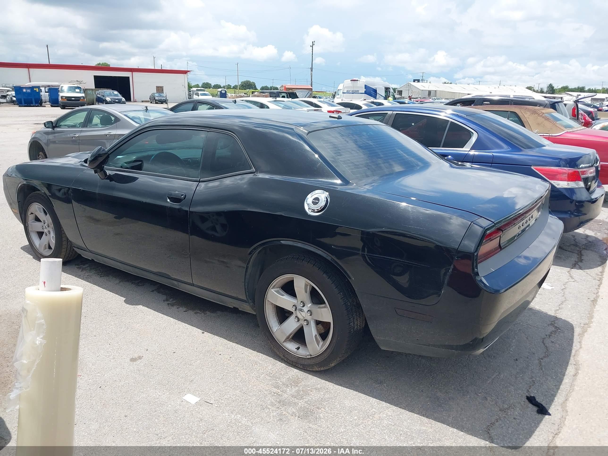 2012 Dodge Challenger Sxt Black vin: 2C3CDYAG5CH174064
