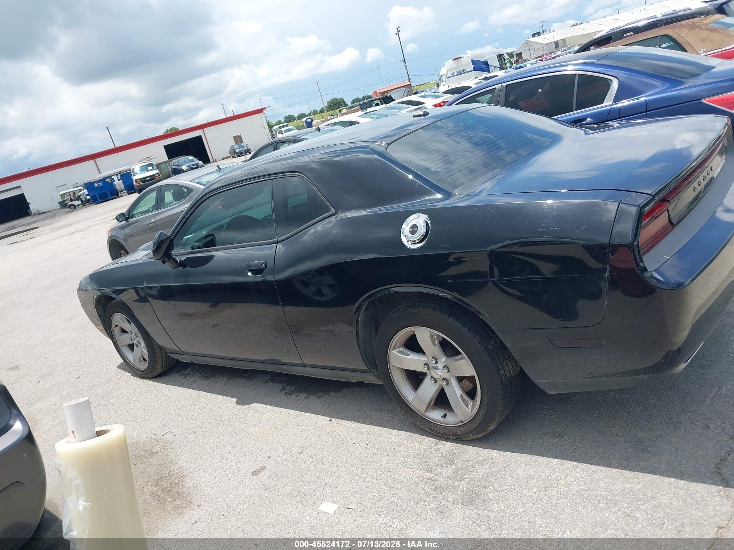 2012 Dodge Challenger Sxt Black vin: 2C3CDYAG5CH174064