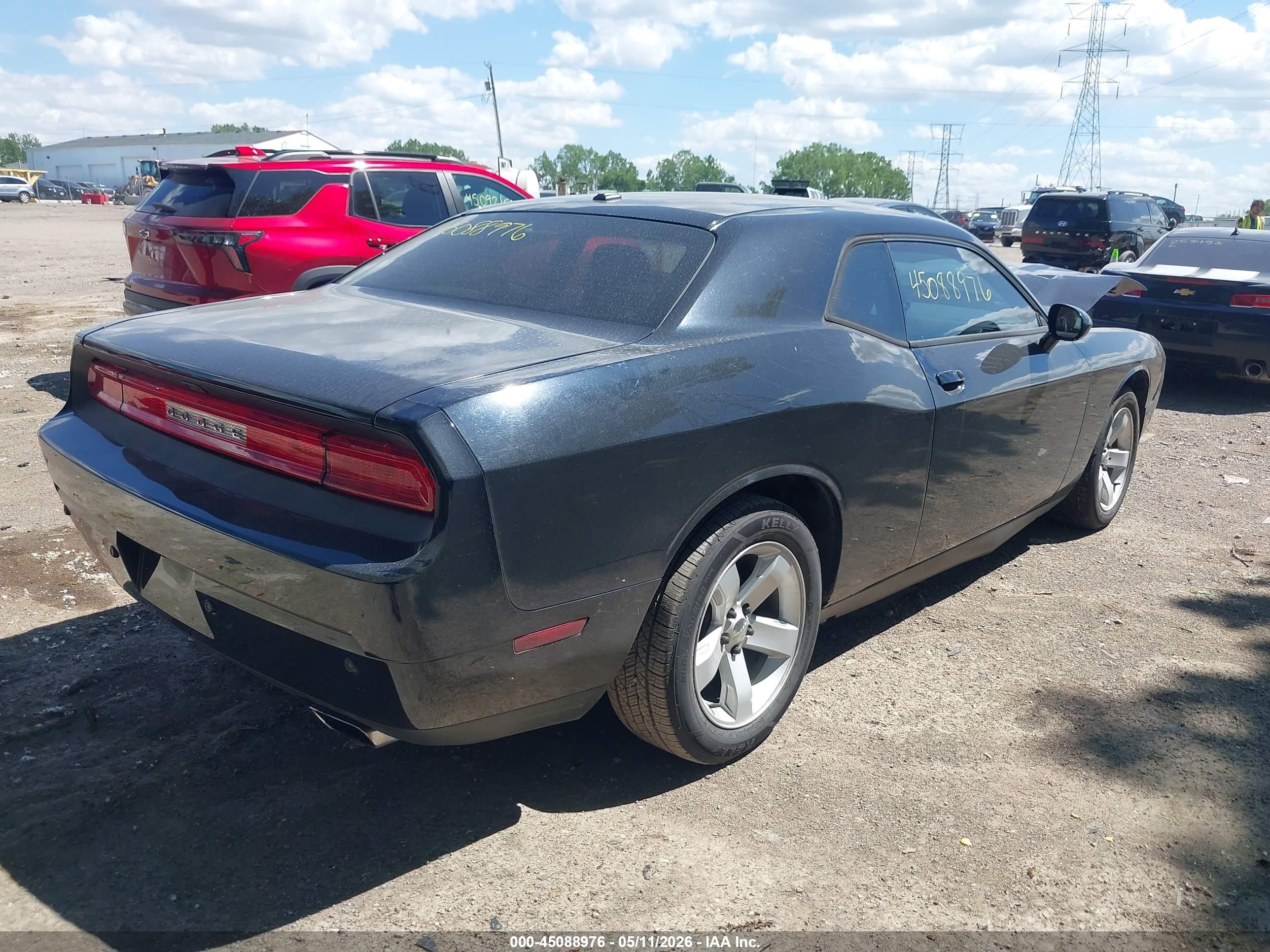 2013 Dodge Challenger Sxt Black vin: 2C3CDYAG5DH511320