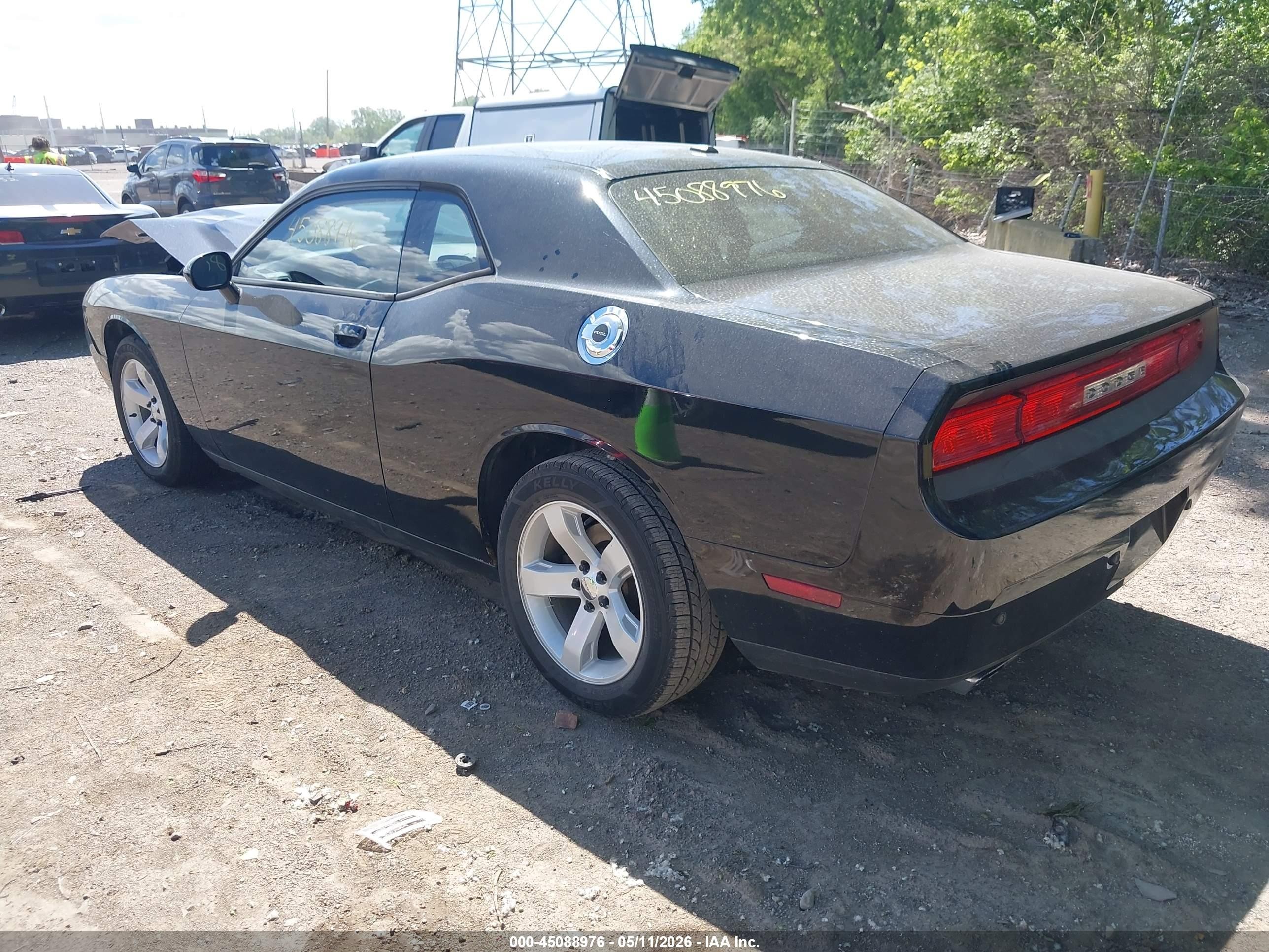 2013 Dodge Challenger Sxt Black vin: 2C3CDYAG5DH511320