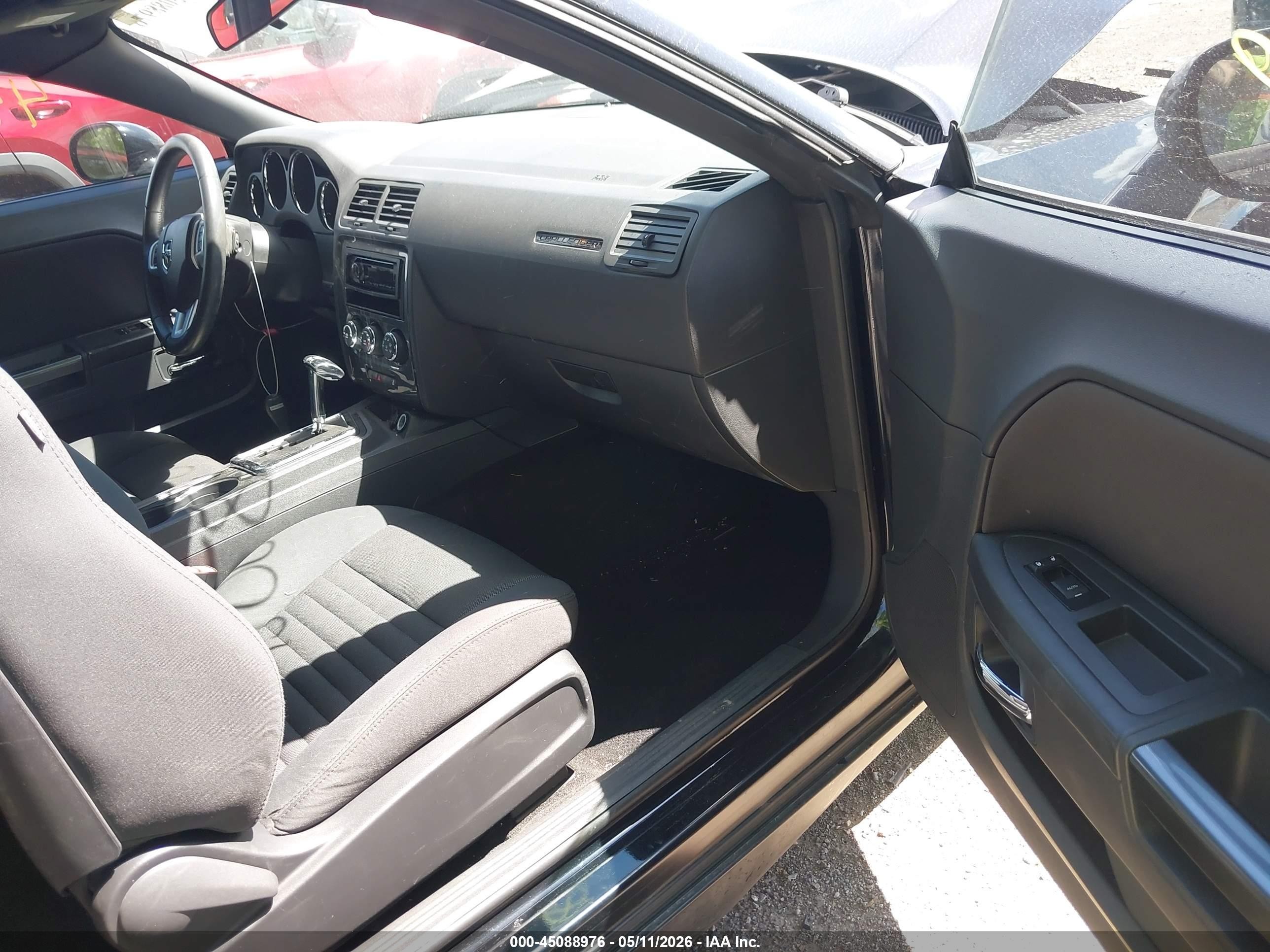 2013 Dodge Challenger Sxt Black vin: 2C3CDYAG5DH511320