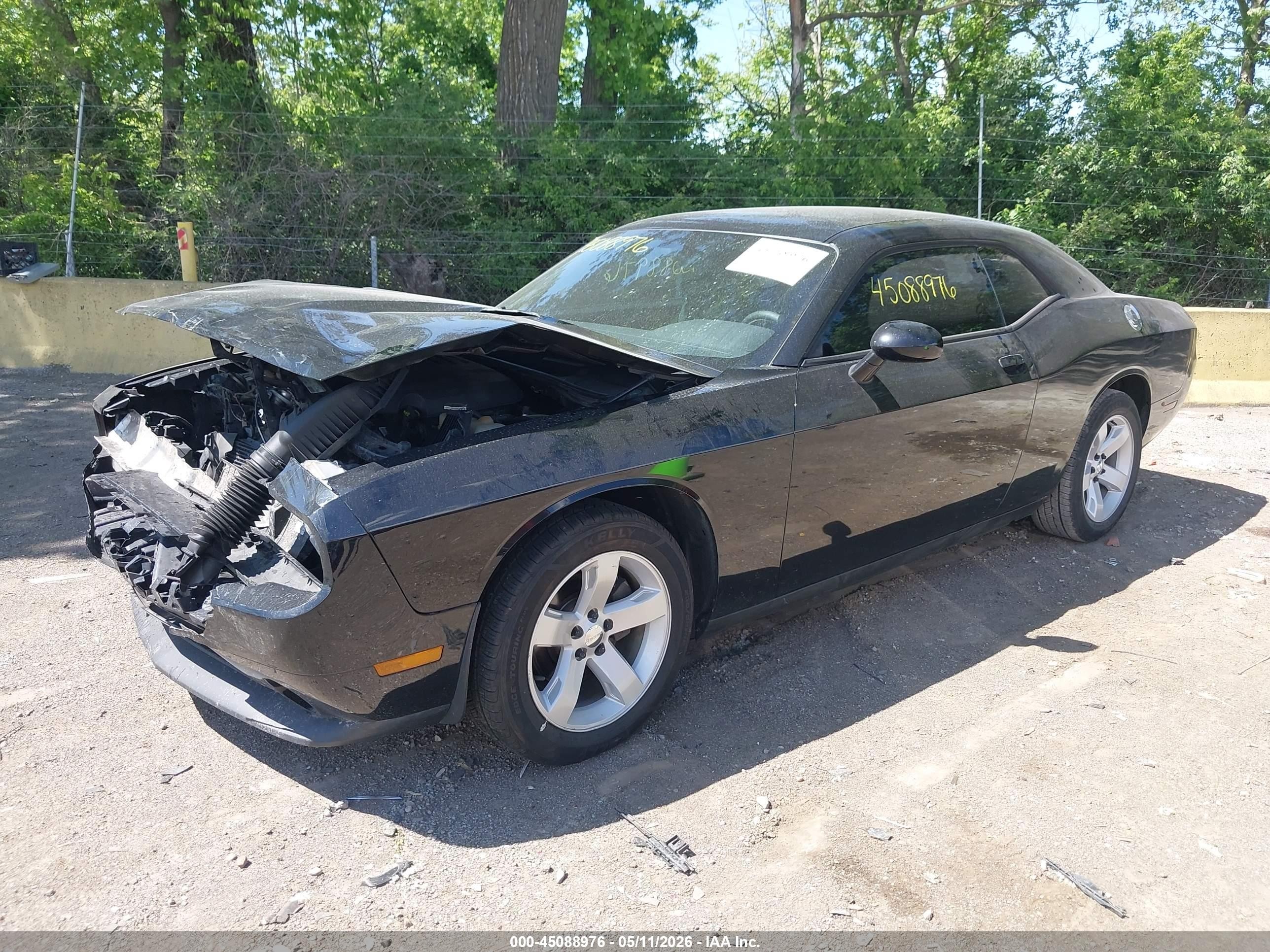 2013 Dodge Challenger Sxt Black vin: 2C3CDYAG5DH511320