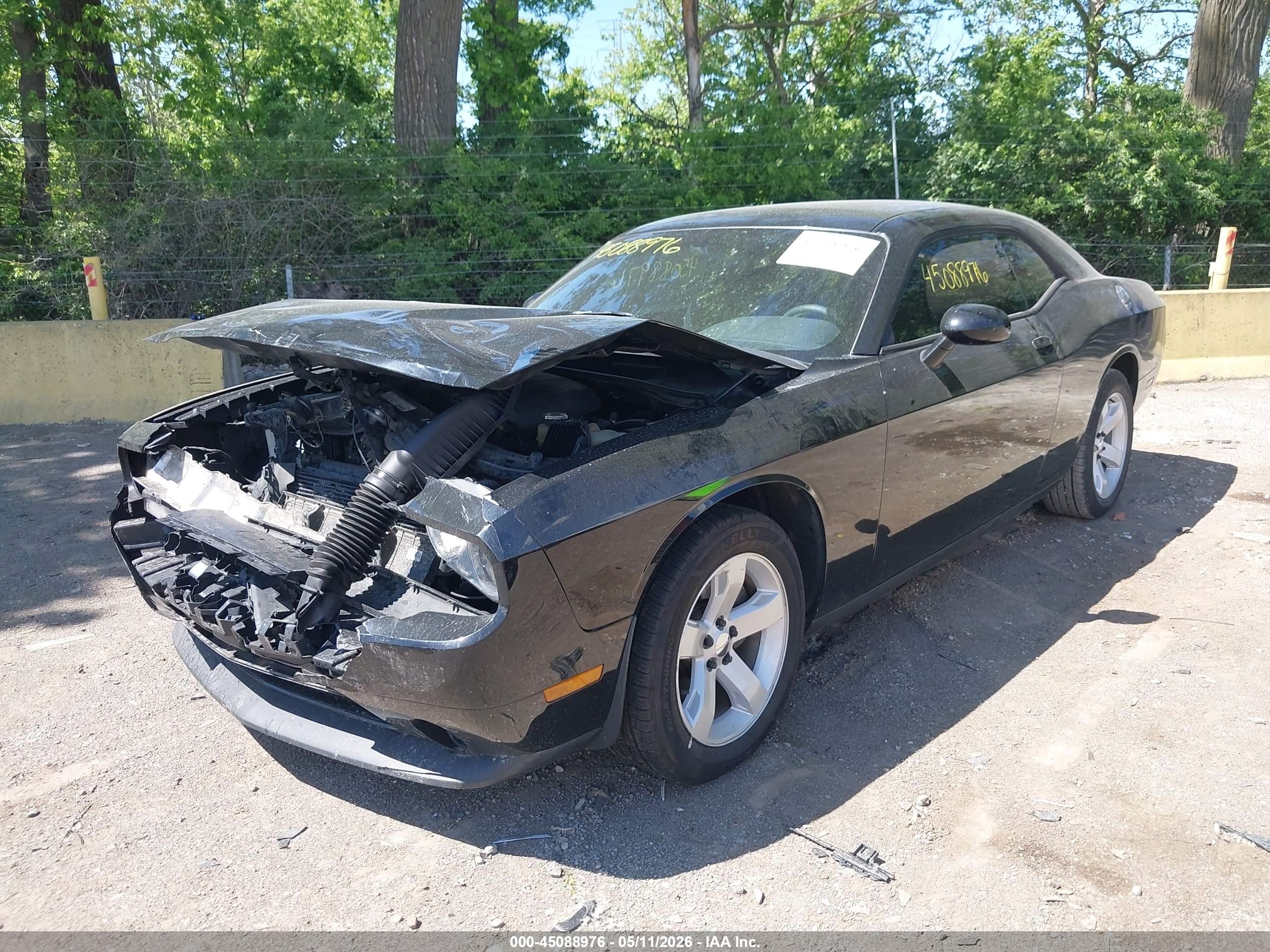 2013 Dodge Challenger Sxt Black vin: 2C3CDYAG5DH511320