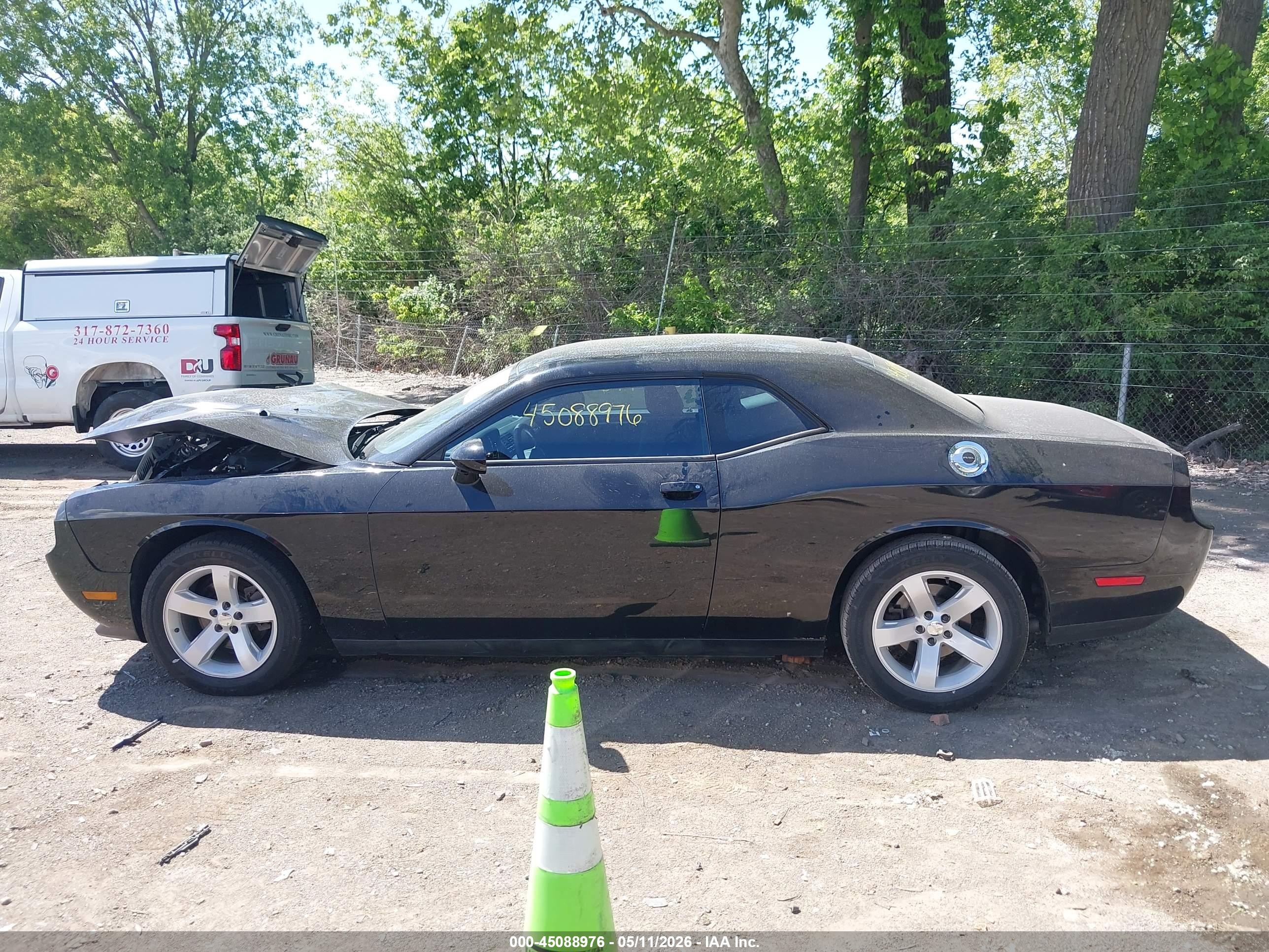 2013 Dodge Challenger Sxt Black vin: 2C3CDYAG5DH511320