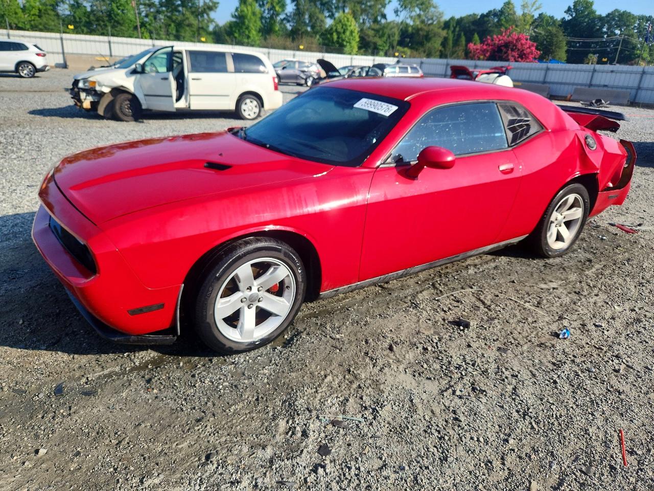 2013 Dodge Challenger Sxt Red vin: 2C3CDYAG5DH524424