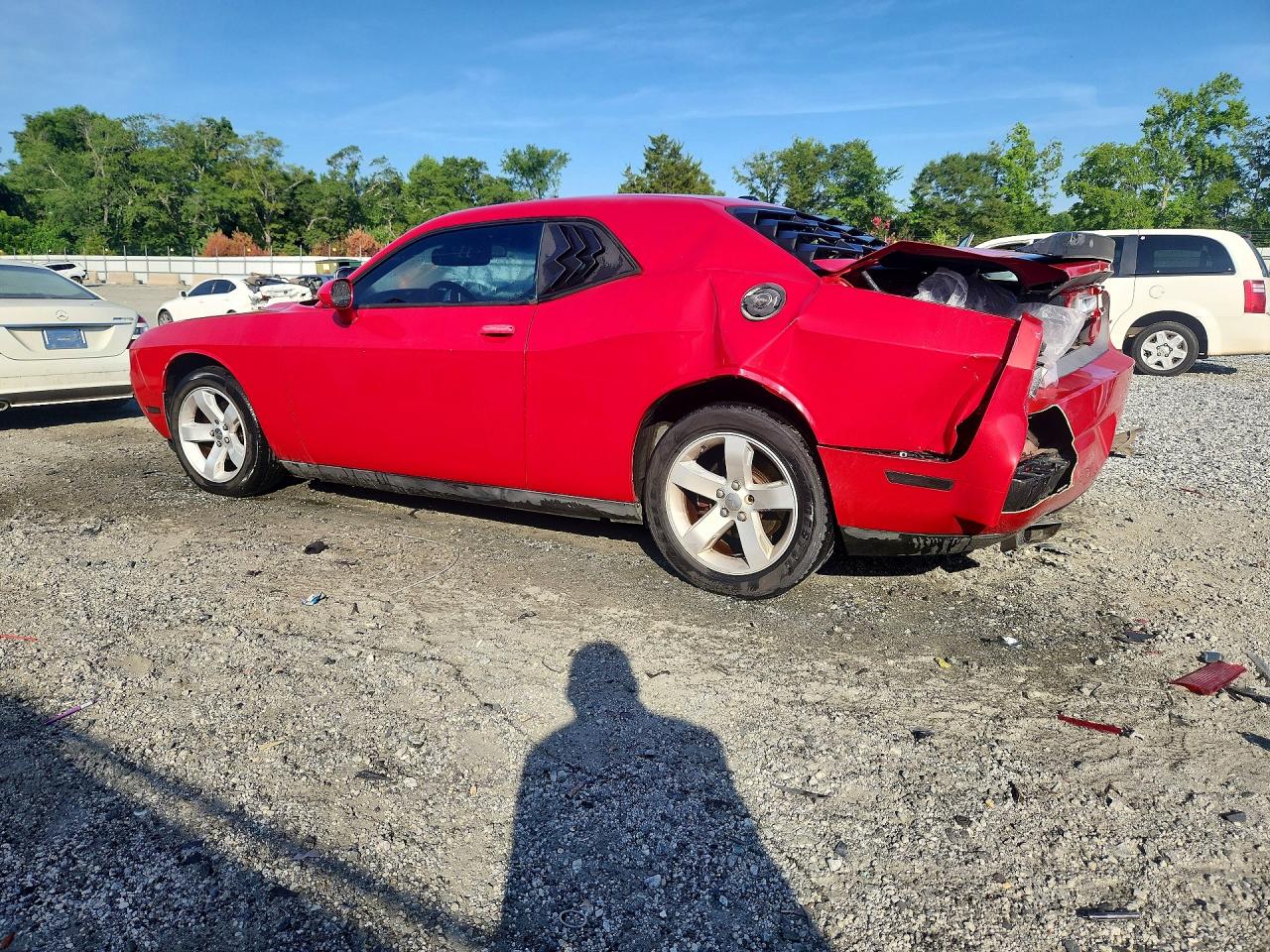 2013 Dodge Challenger Sxt Red vin: 2C3CDYAG5DH524424