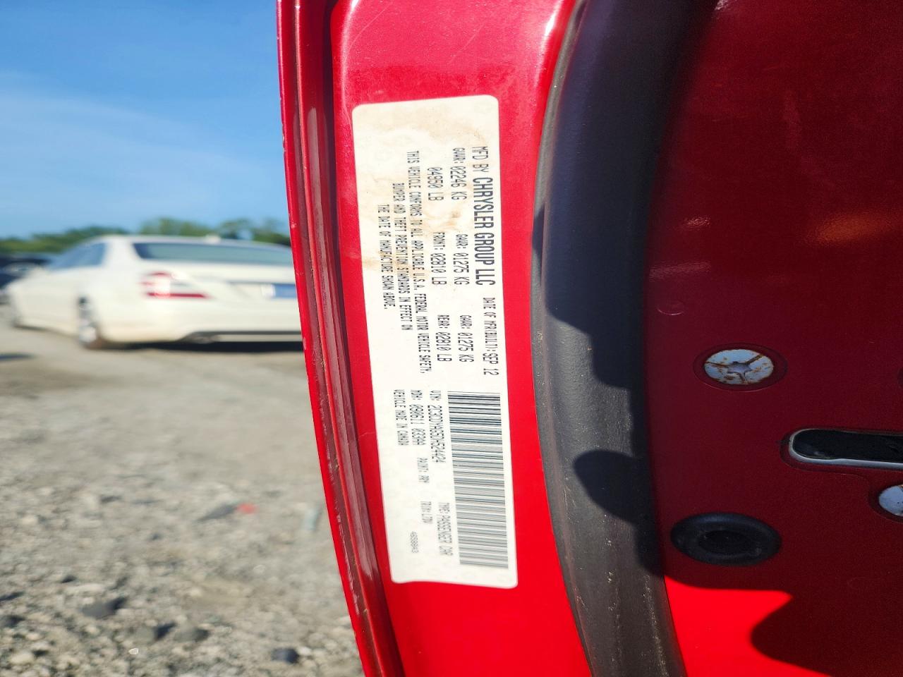 2013 Dodge Challenger Sxt Red vin: 2C3CDYAG5DH524424