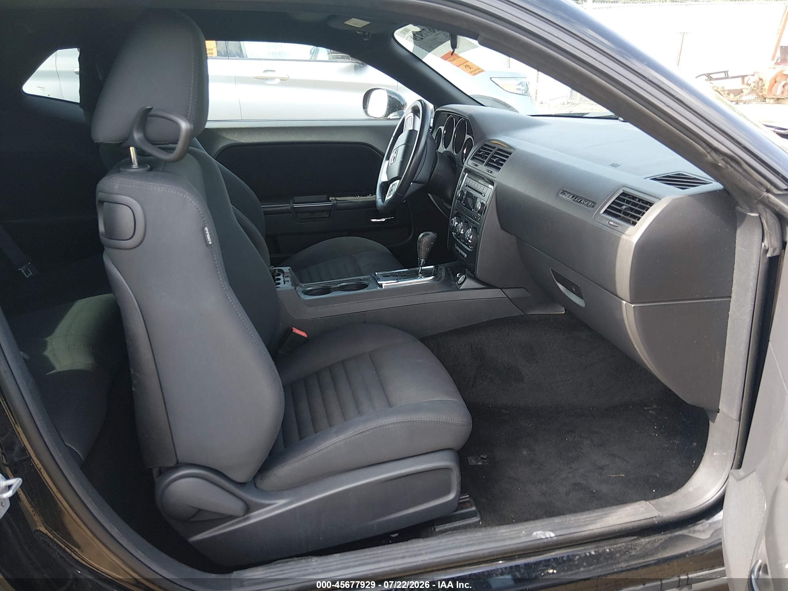 2013 Dodge Challenger Sxt Black vin: 2C3CDYAG5DH582226