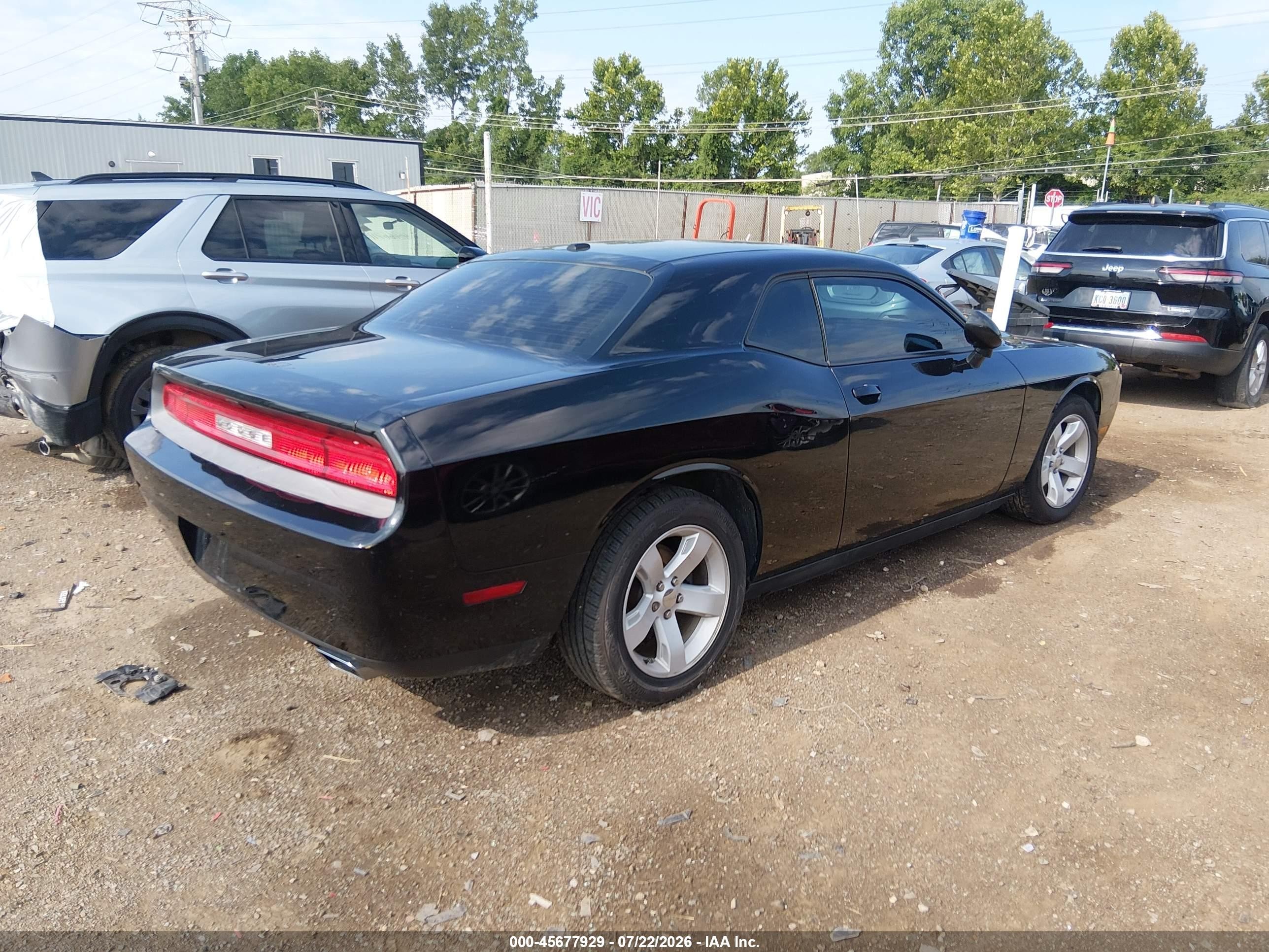2013 Dodge Challenger Sxt Black vin: 2C3CDYAG5DH582226