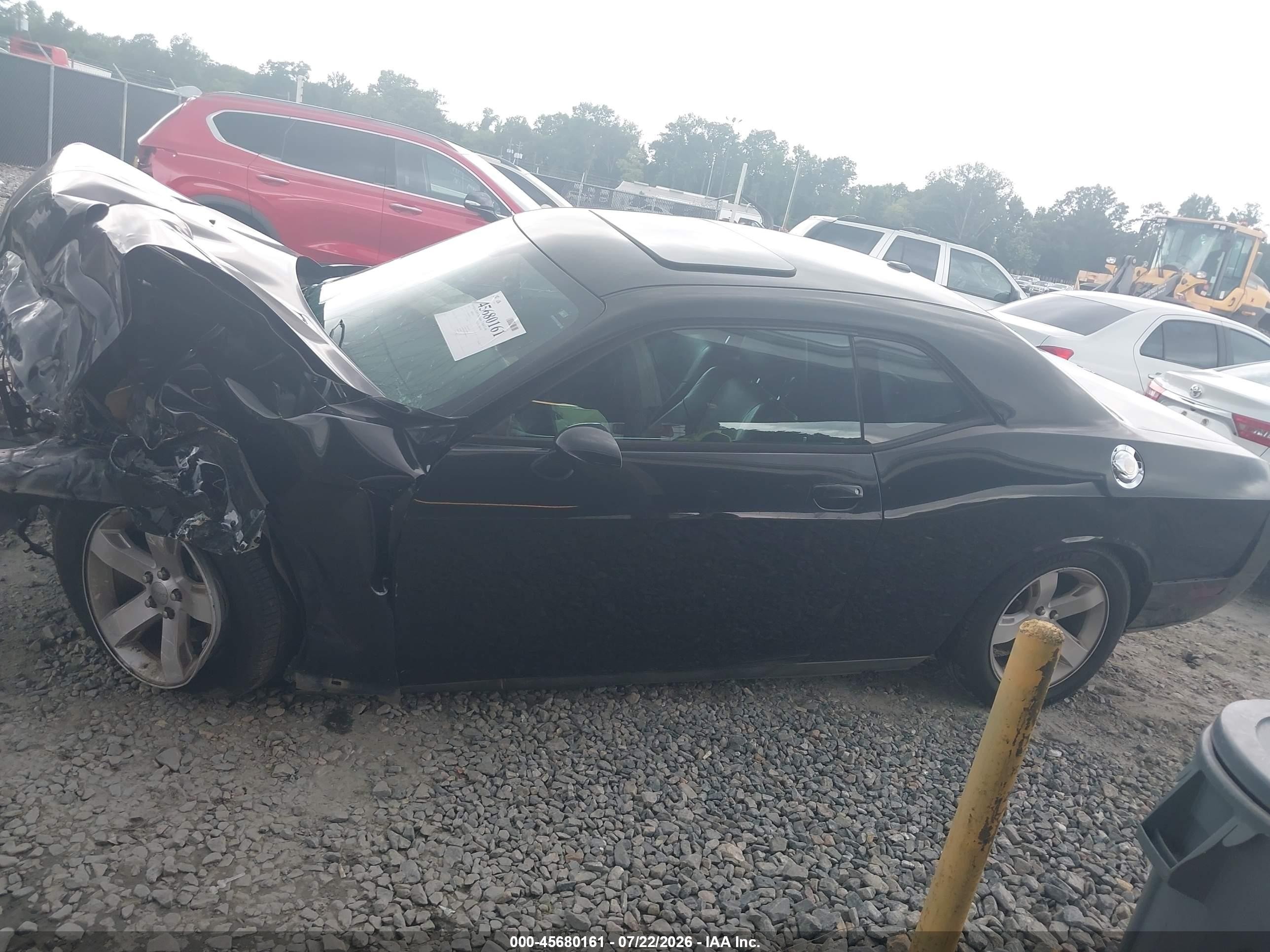 2013 Dodge Challenger Sxt Plus Черный vin: 2C3CDYAG5DH695173
