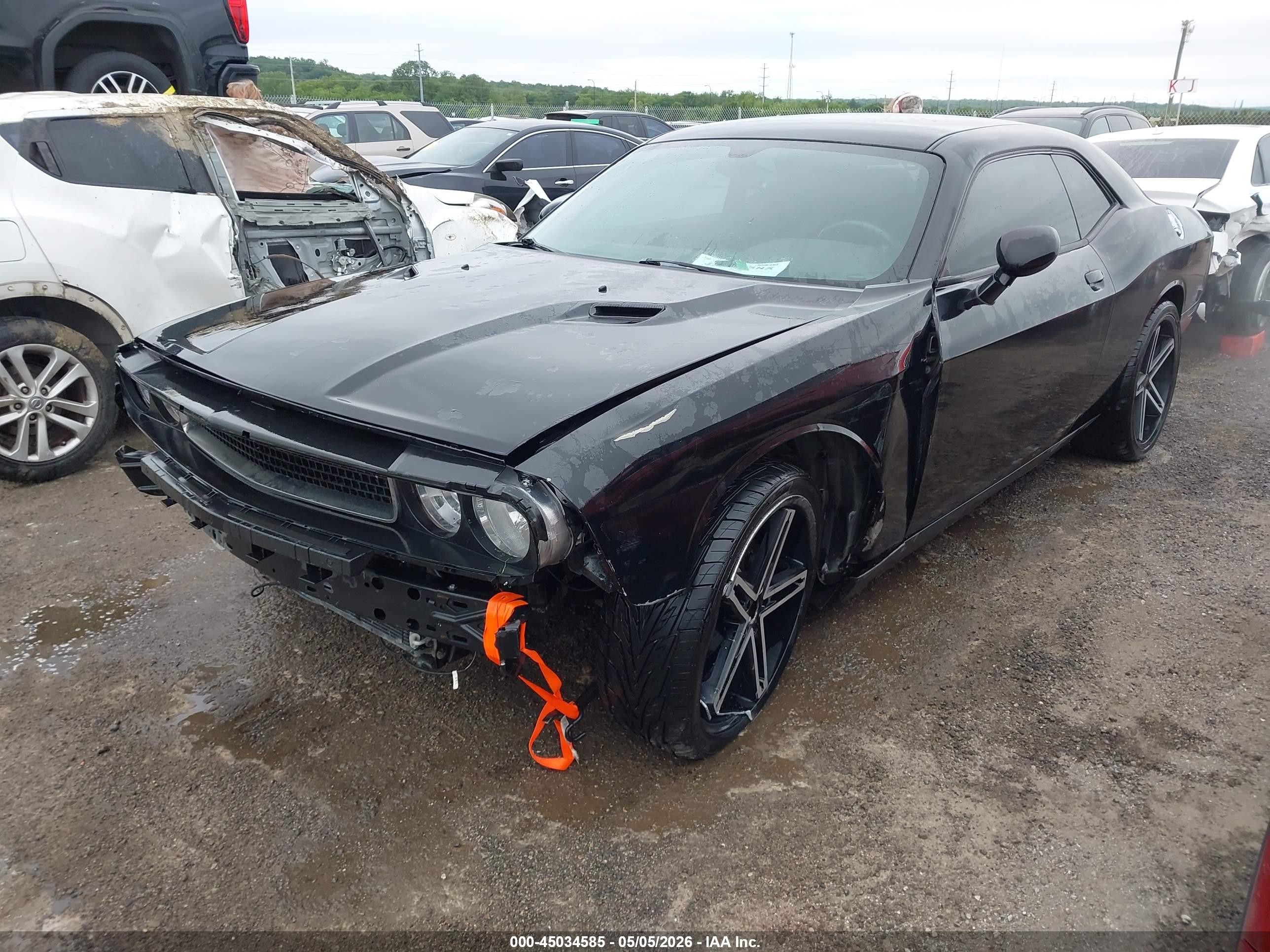 2013 Dodge Challenger Sxt Black vin: 2C3CDYAG5DH700372