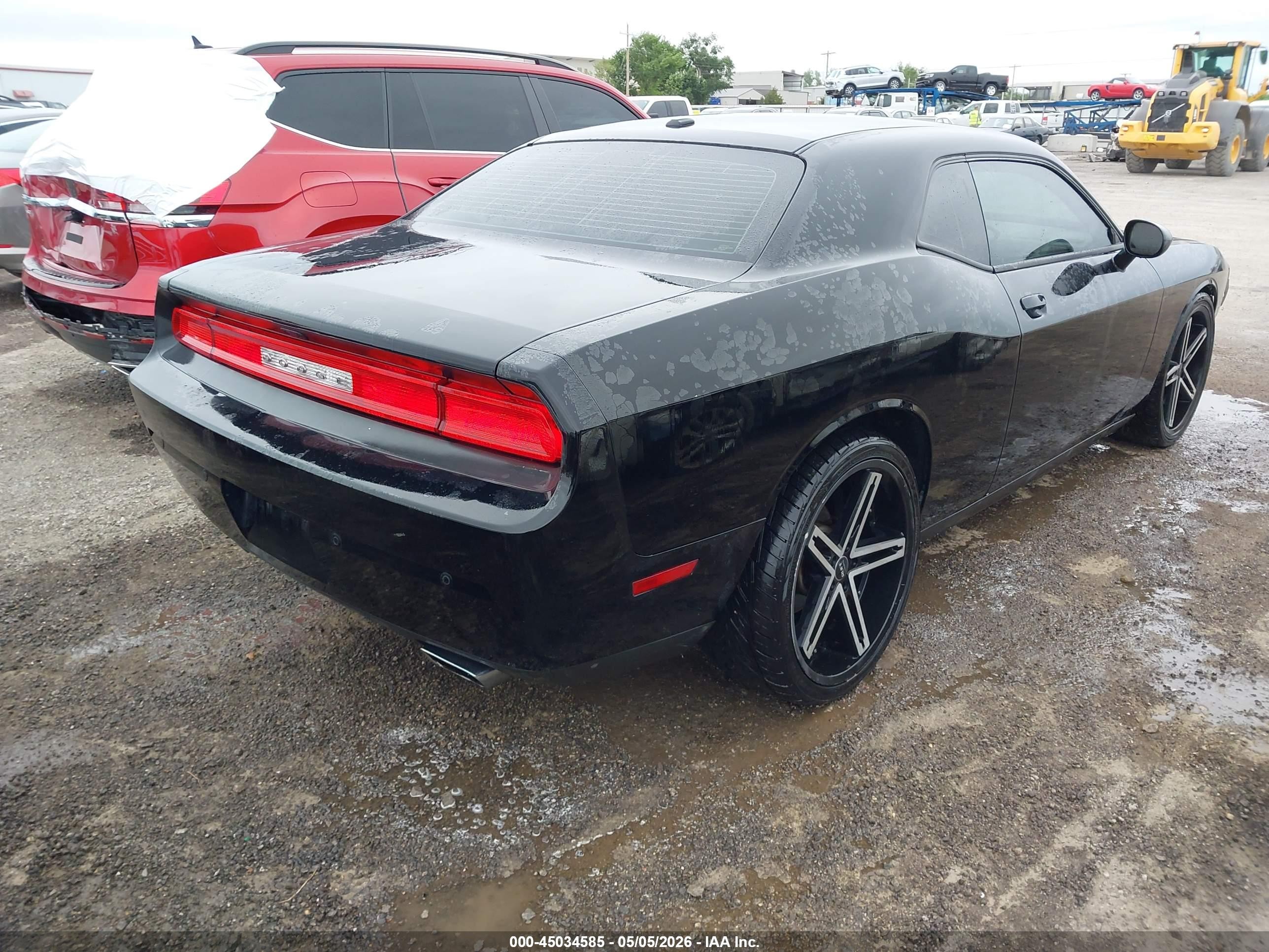 2013 Dodge Challenger Sxt Black vin: 2C3CDYAG5DH700372