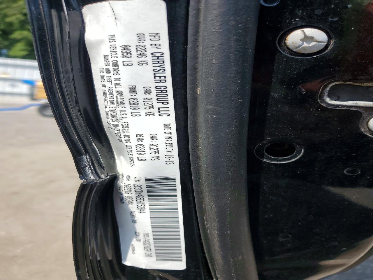 2014 Dodge Challenger Sxt Black vin: 2C3CDYAG5EH152844